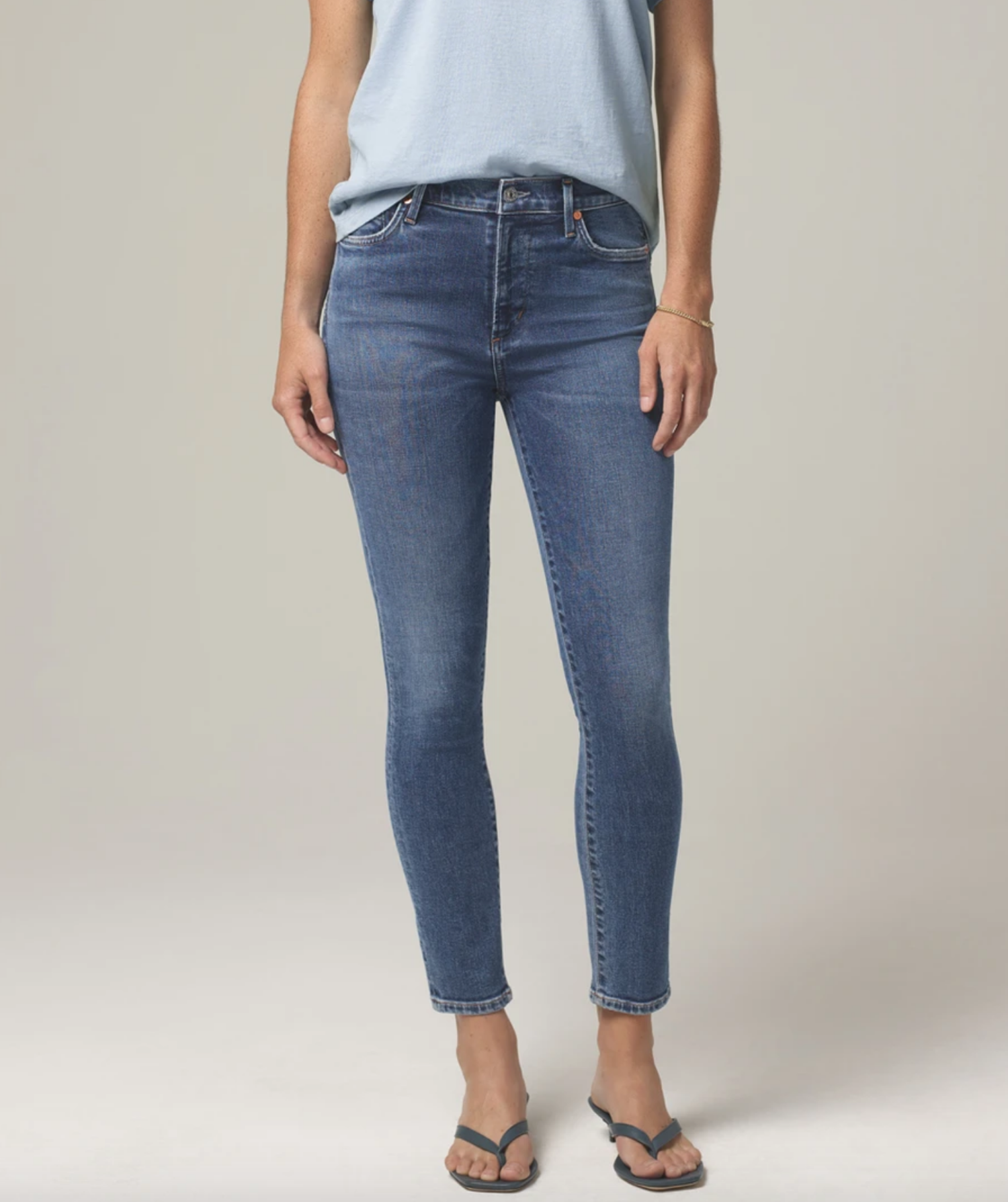 citizens of humanity rocket crop mid rise skinny jeans