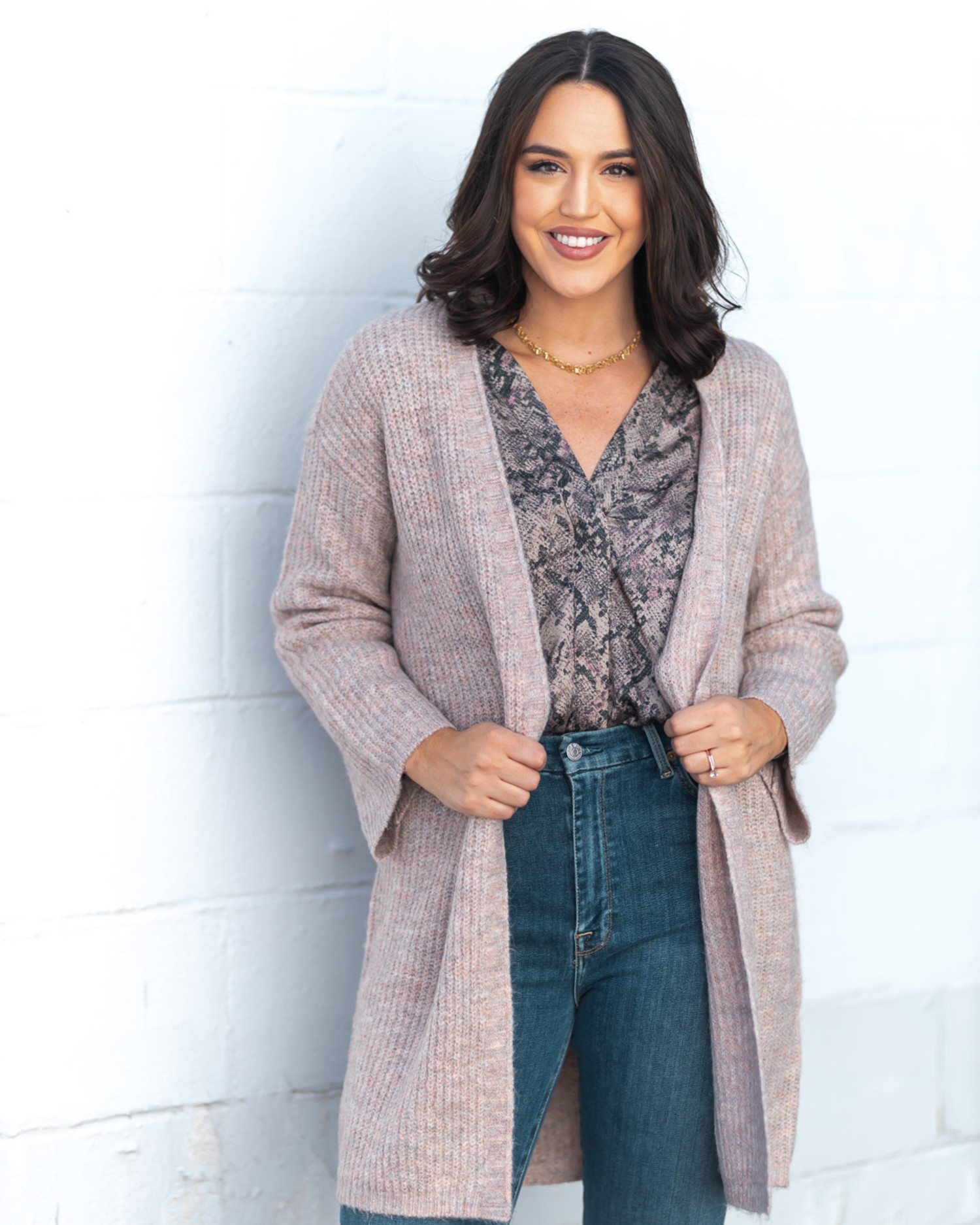 shaker cardigan sweater