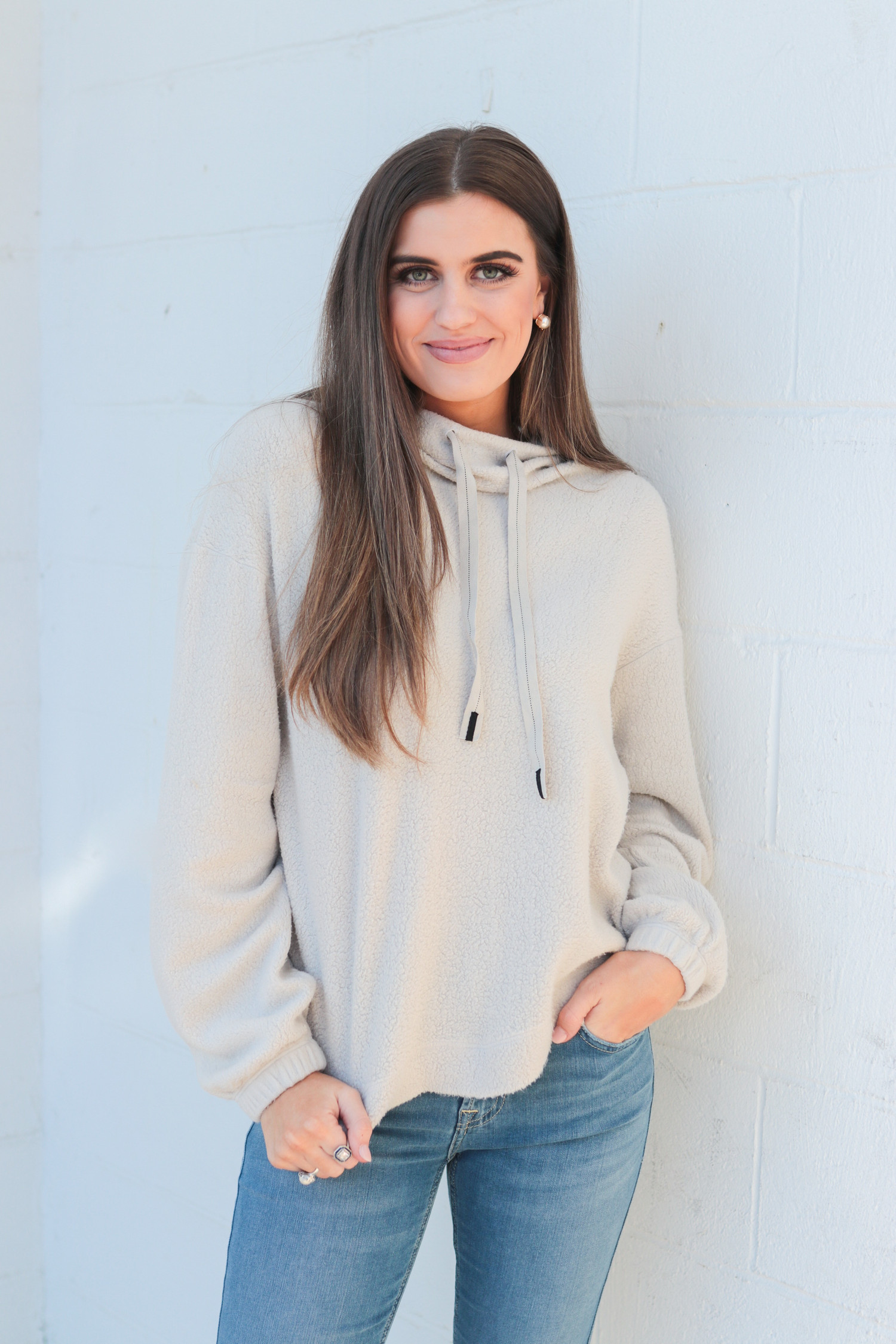 STATESIDE SHERPA HOODIE + PANTS IN CREAM munimoro.gob.pe