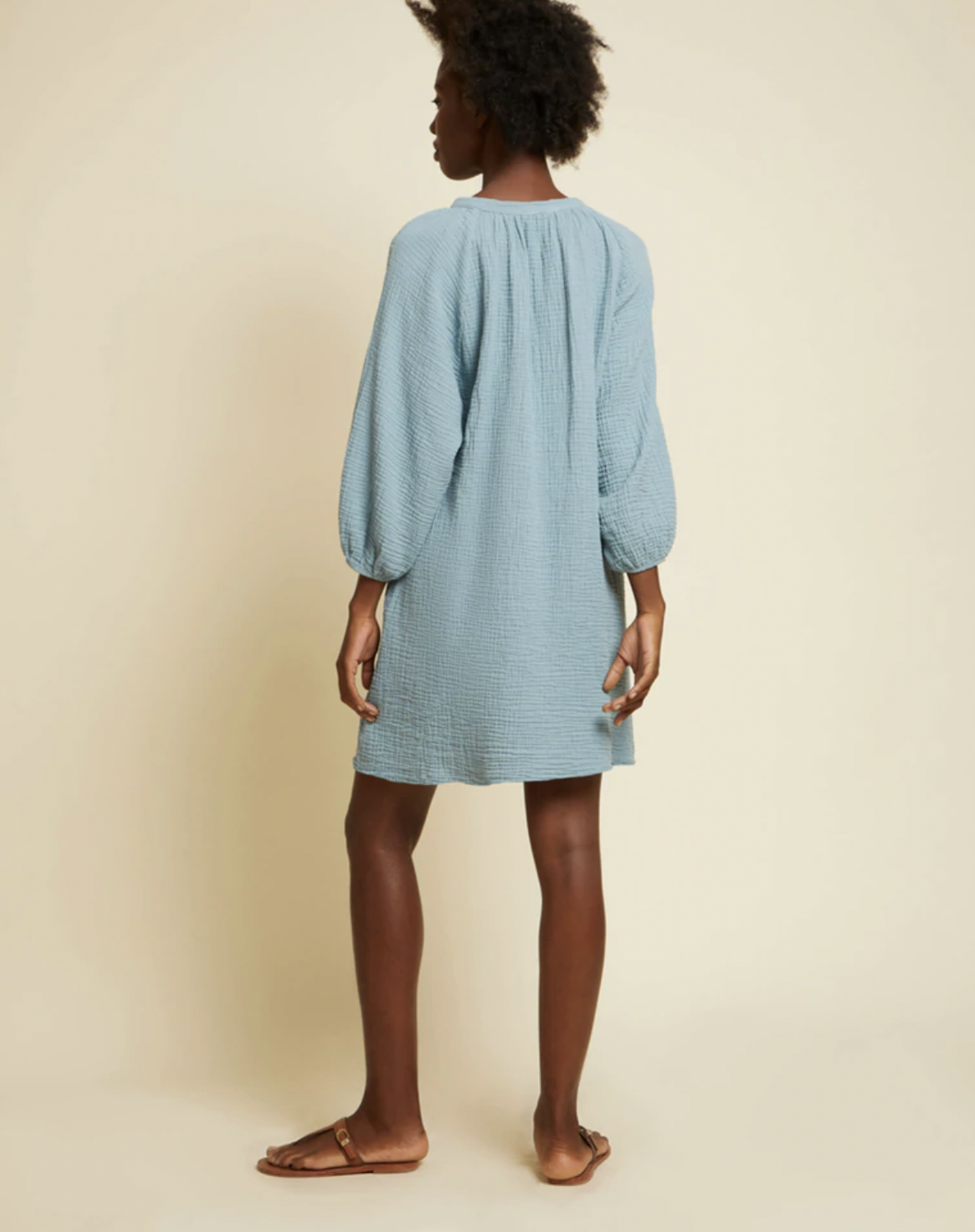 Nala Peasant Dress - Tulips in Little Rock