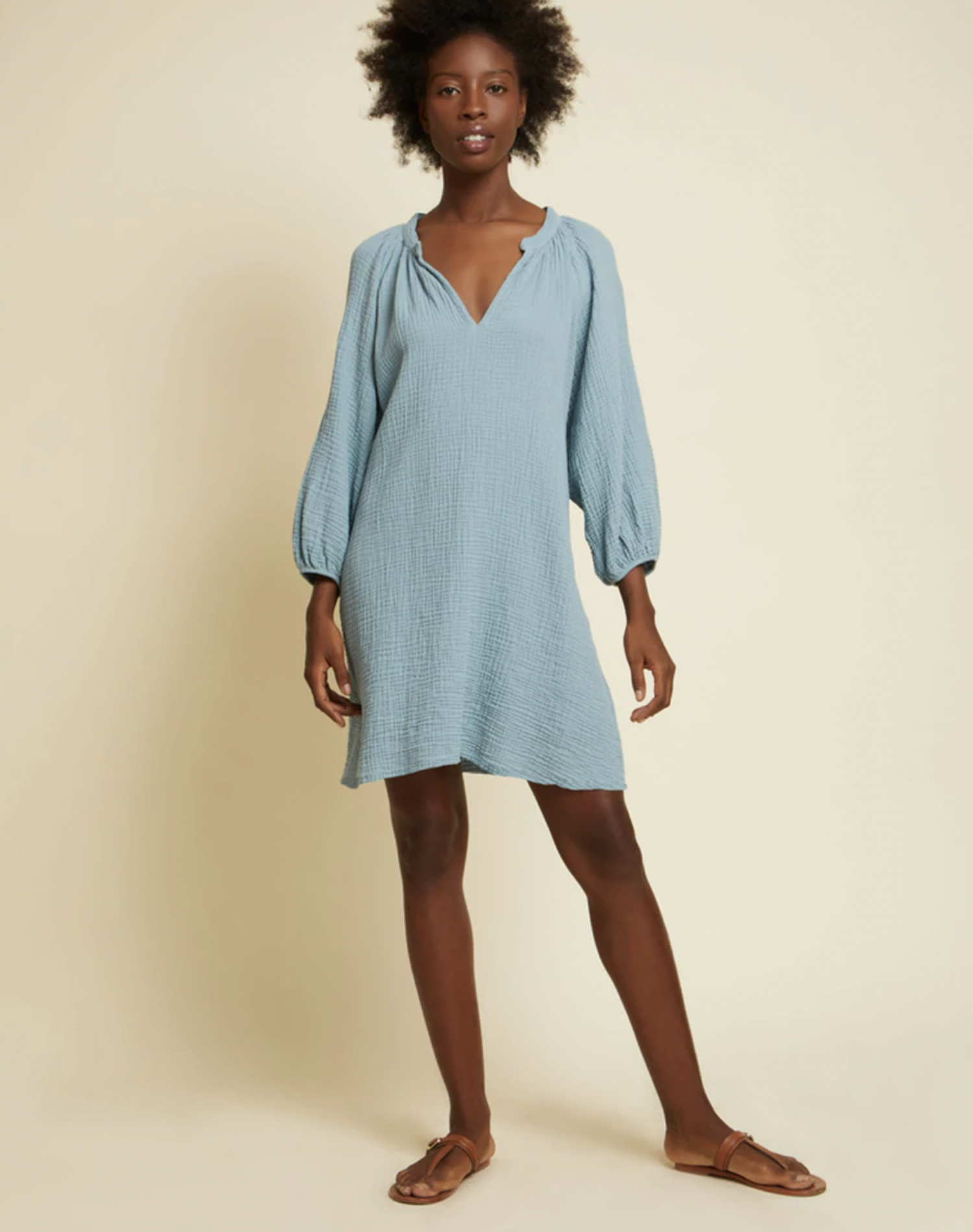 Nala Peasant Dress - Tulips in Little Rock