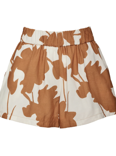 Palmer Faux Leather Shorts - Tulips in Little Rock