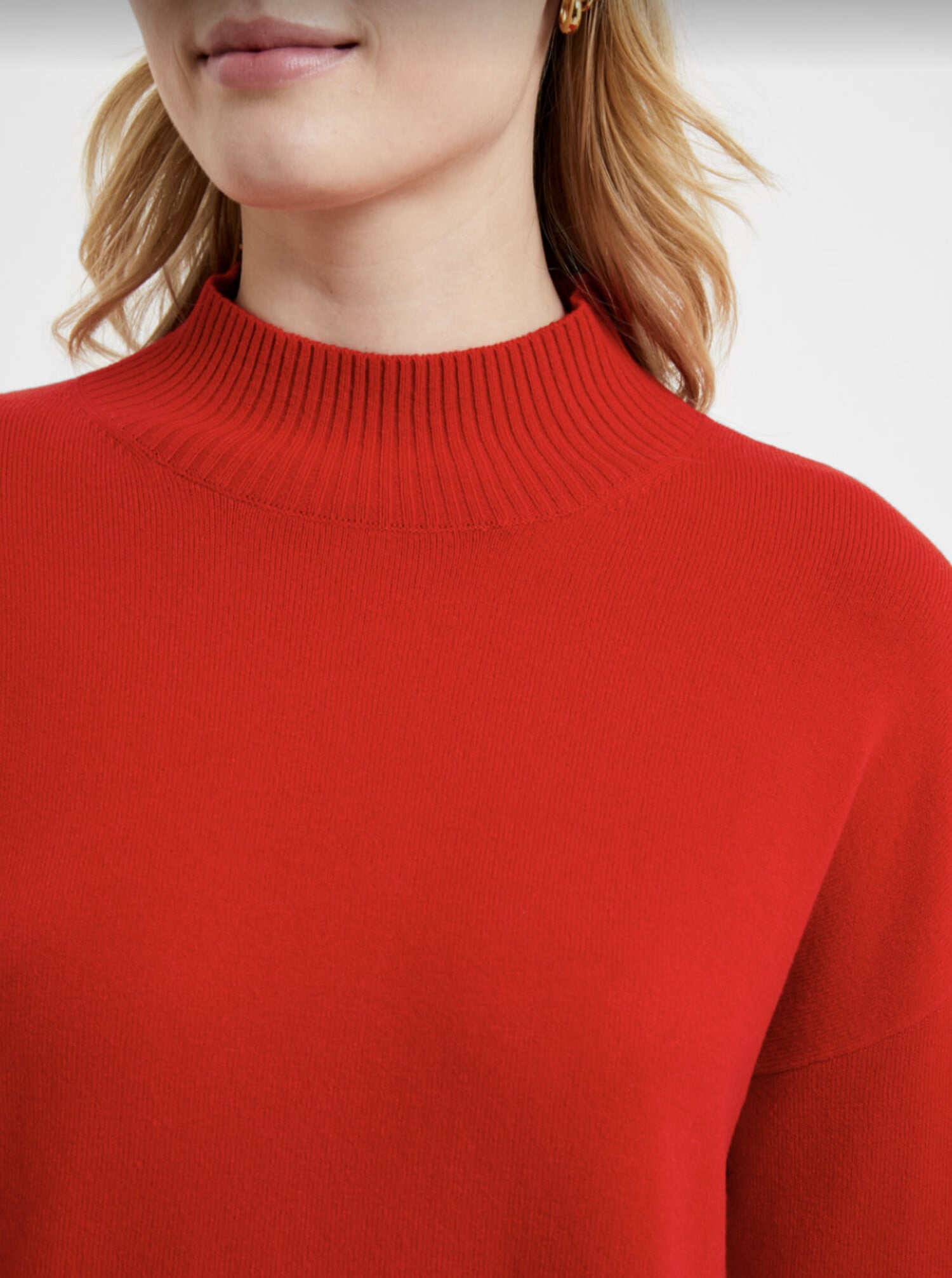 Babysoft Mock Neck Sweater - Tulips in Little Rock