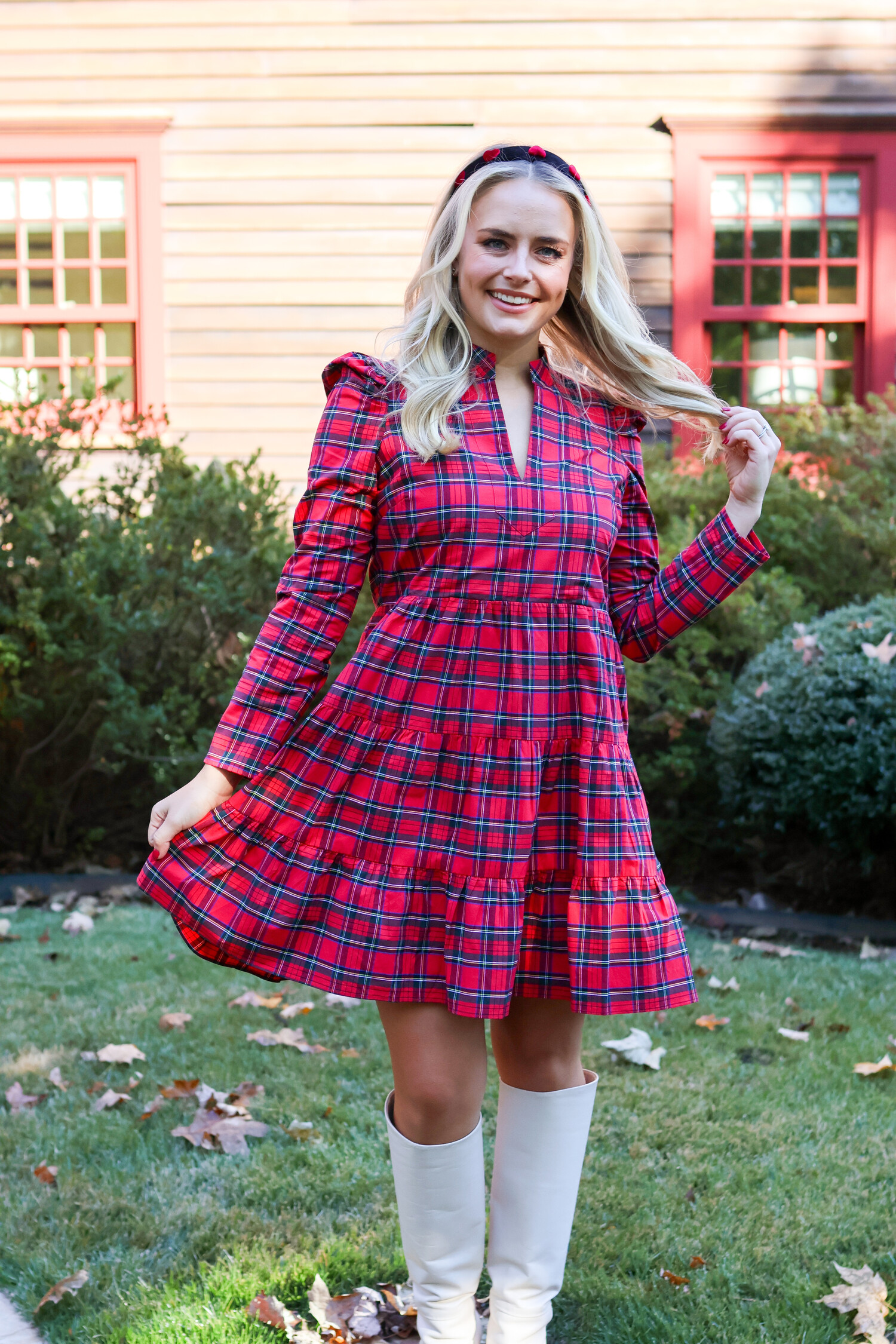 Sail to sable plaid cheap dress