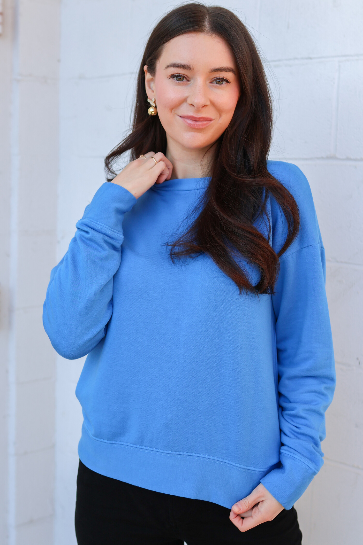 Softest Fleece Pullover Sweatshirt Tulips in Little Rock