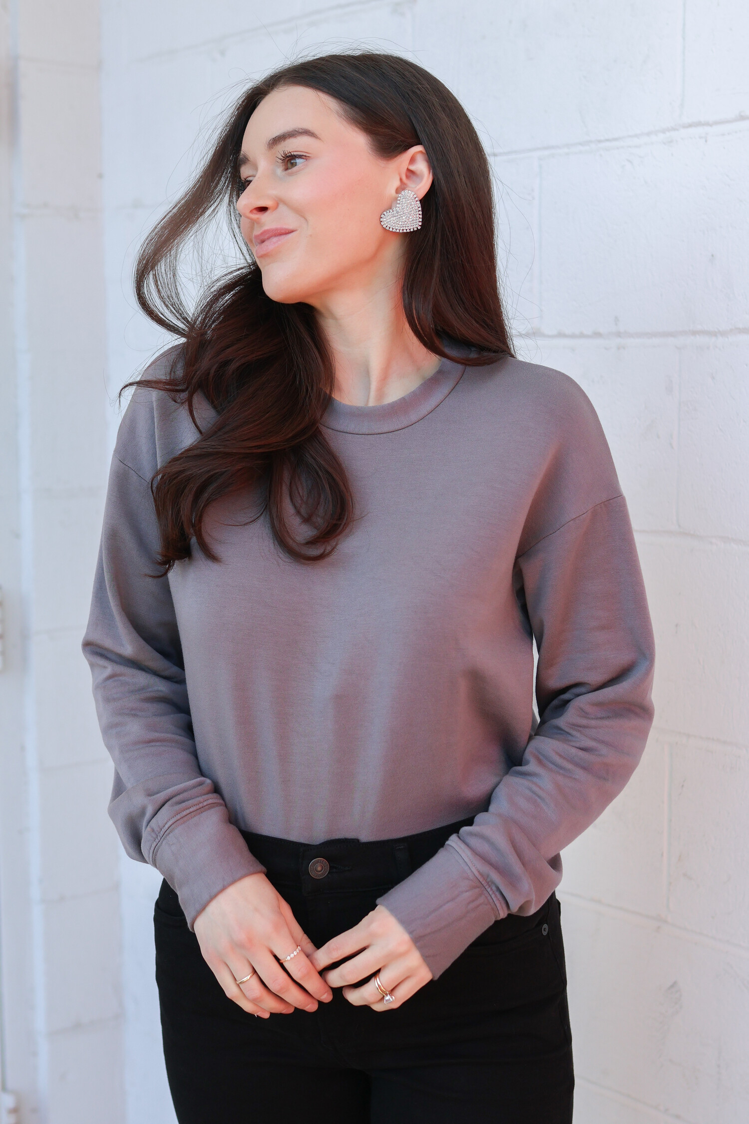Stateside fleece sweatshirt sale