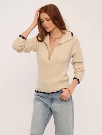 THML-Neris Knit Sweater Top -ALL SALES FINAL