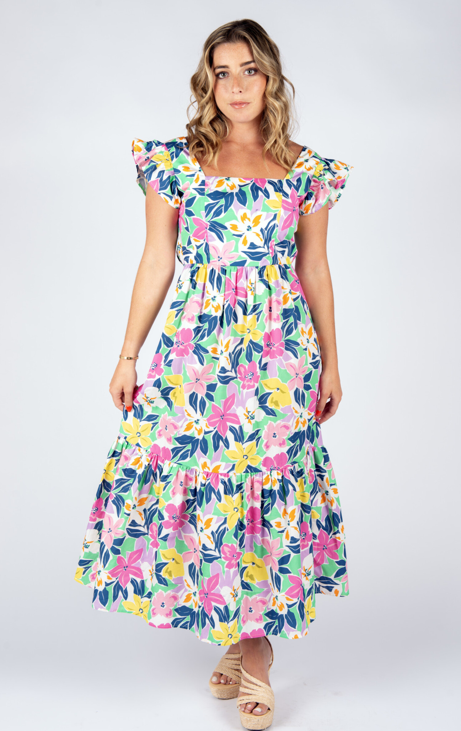 Meet Me In Santorini Nadia Maxi Dress - Tulips in Little Rock