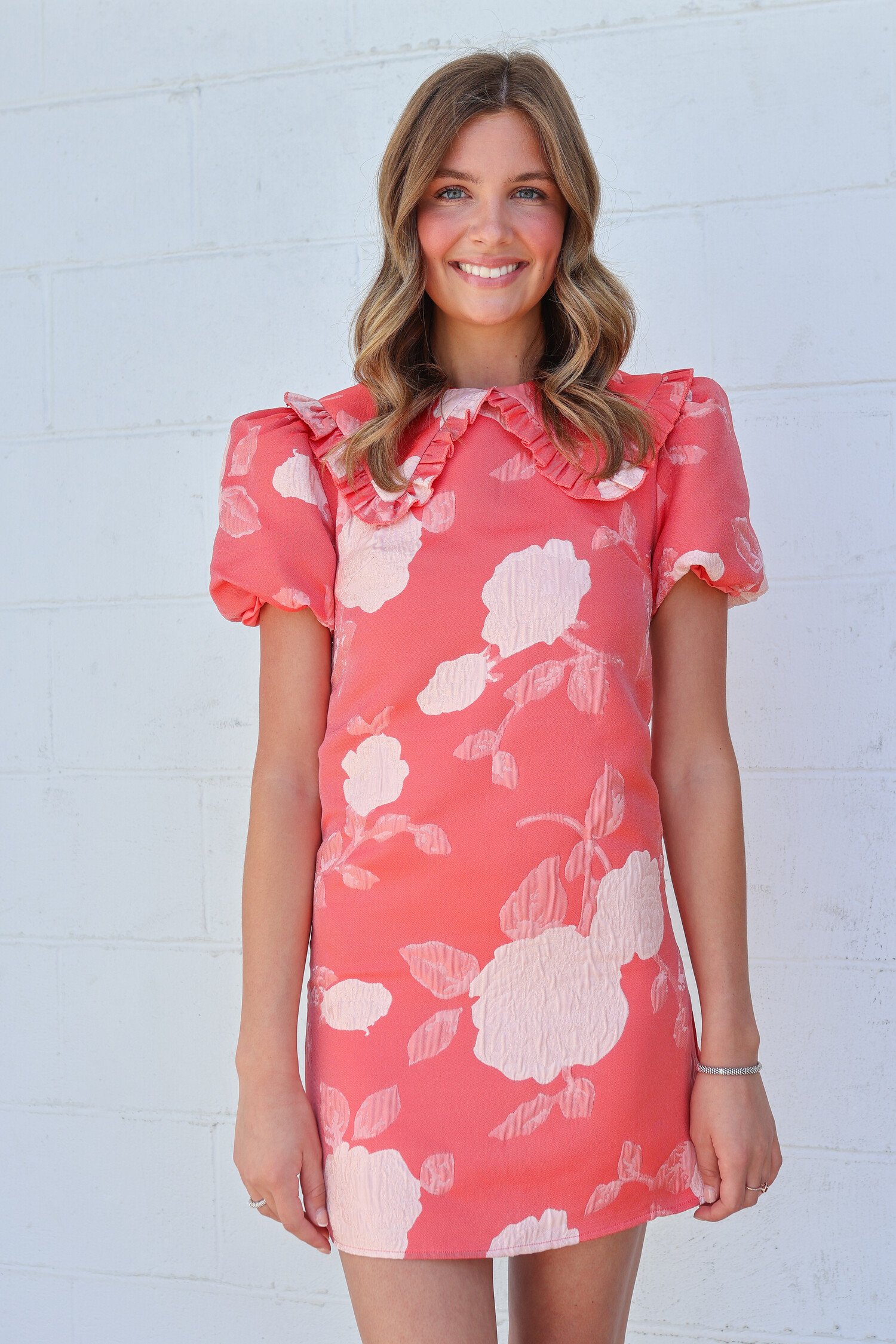 Kinishi Jacquard Dress - Tulips in Little Rock