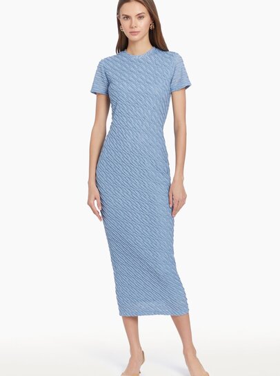 Amanda Uprichard Rosaria Dress - Blue