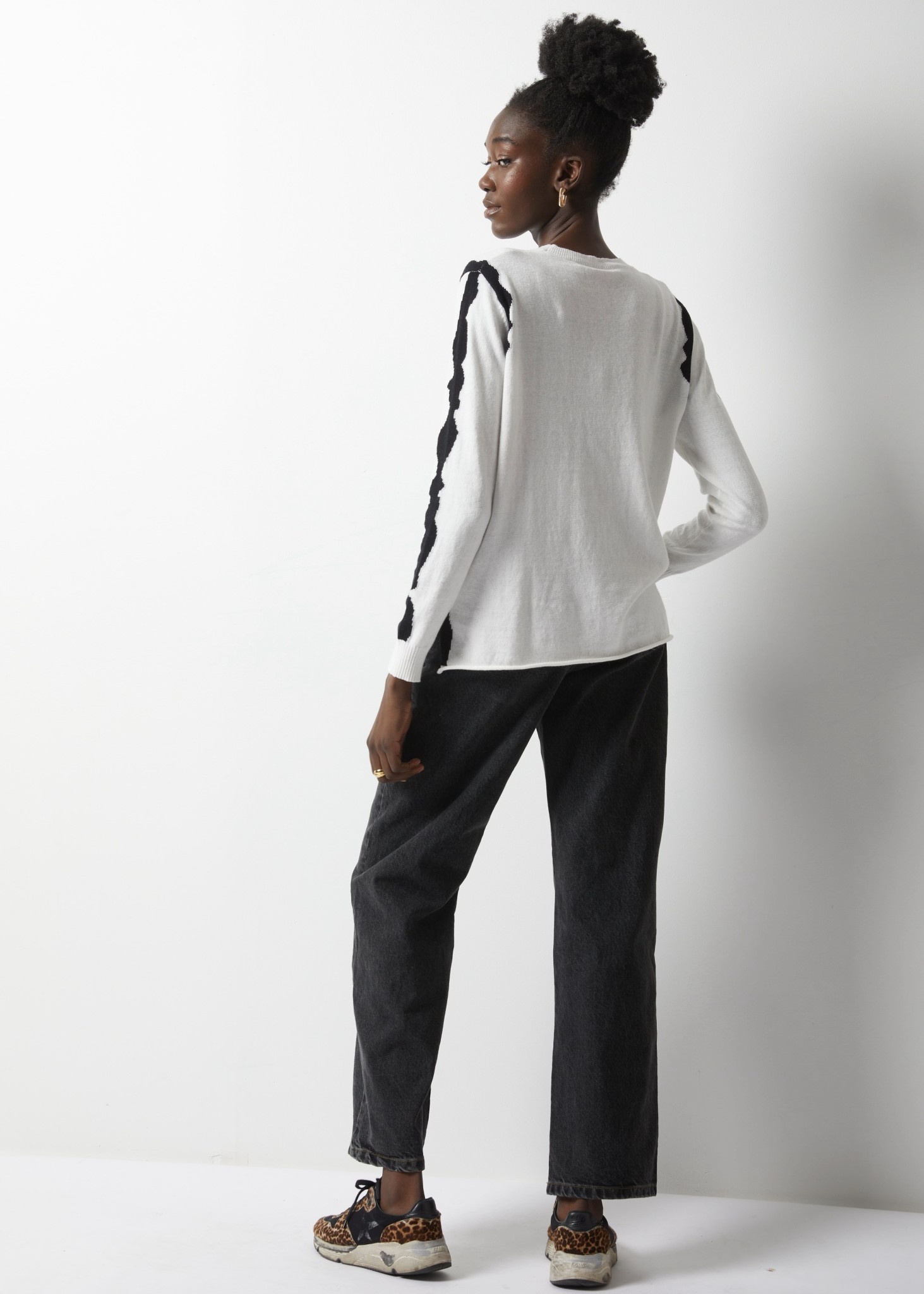 Zest Intarsia Sweater - Tulips in Little Rock Zest Intarsia Sweater - Tulips in Little Rock