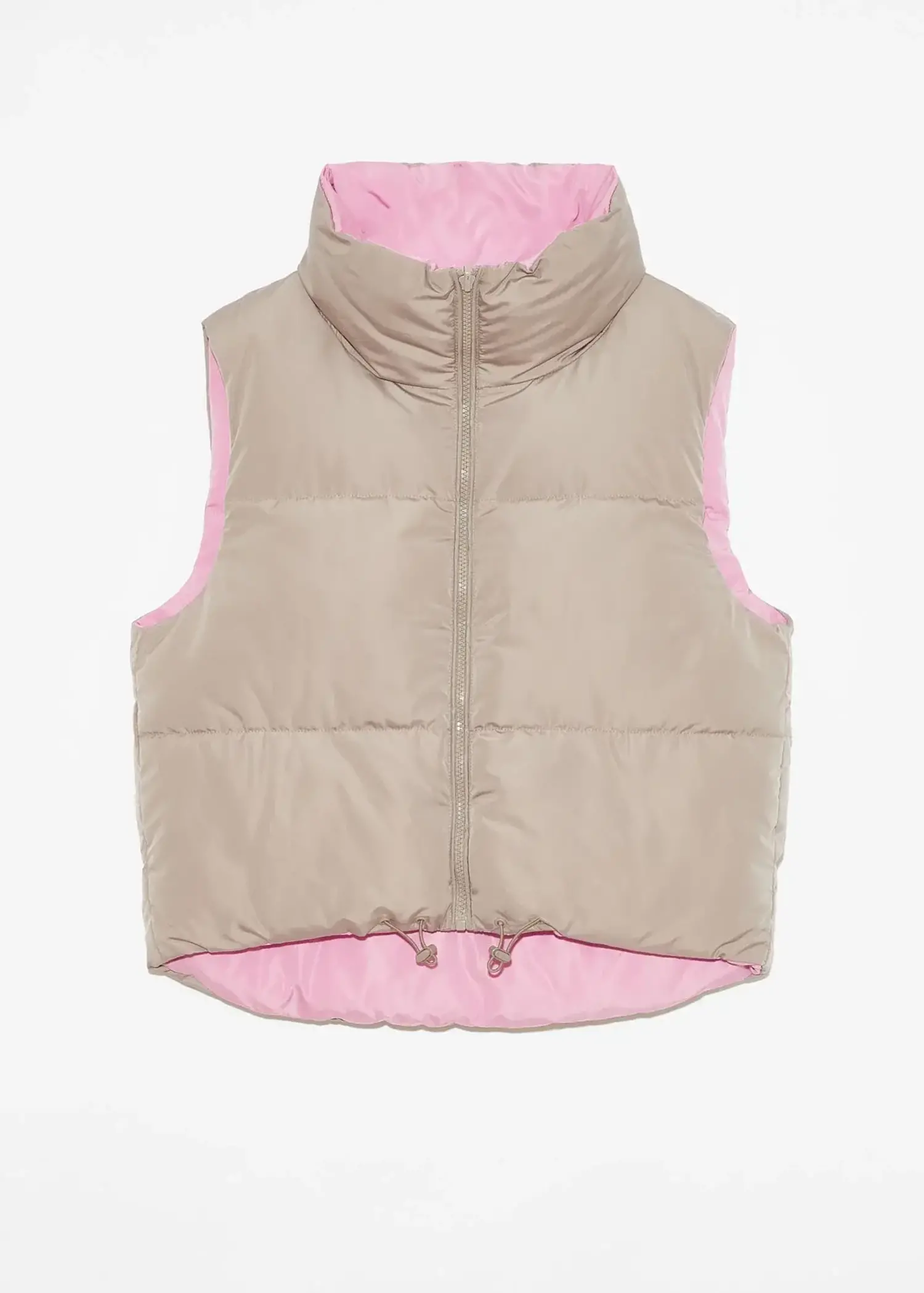 Kansas Reversible Puffer Vest - Tulips in Little Rock Kansas Reversible Puffer Vest - Tulips in Little Rock