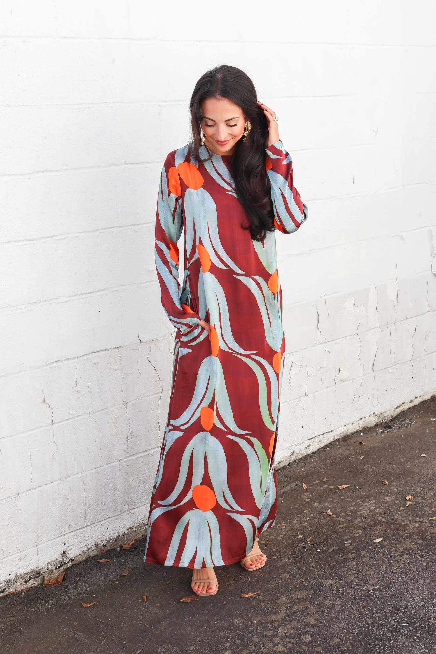 Tulip Shift Maxi Dress - Tulips in Little Rock 