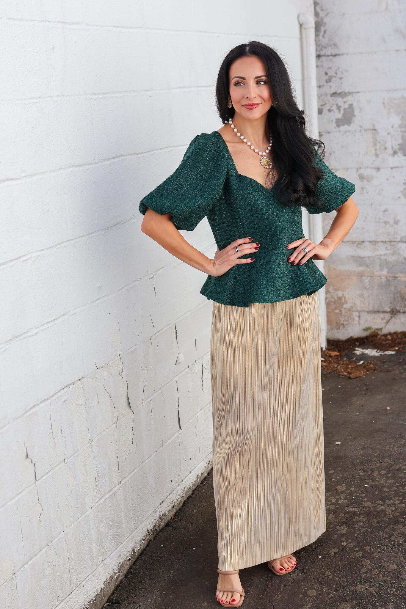 Acka】tweed peplum tops｜Yahoo!フリマ（旧PayPayフリマ）