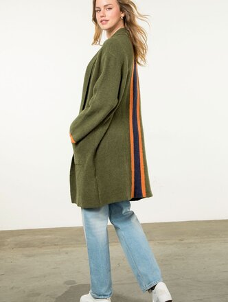 Striped Cardigan THML main image 0