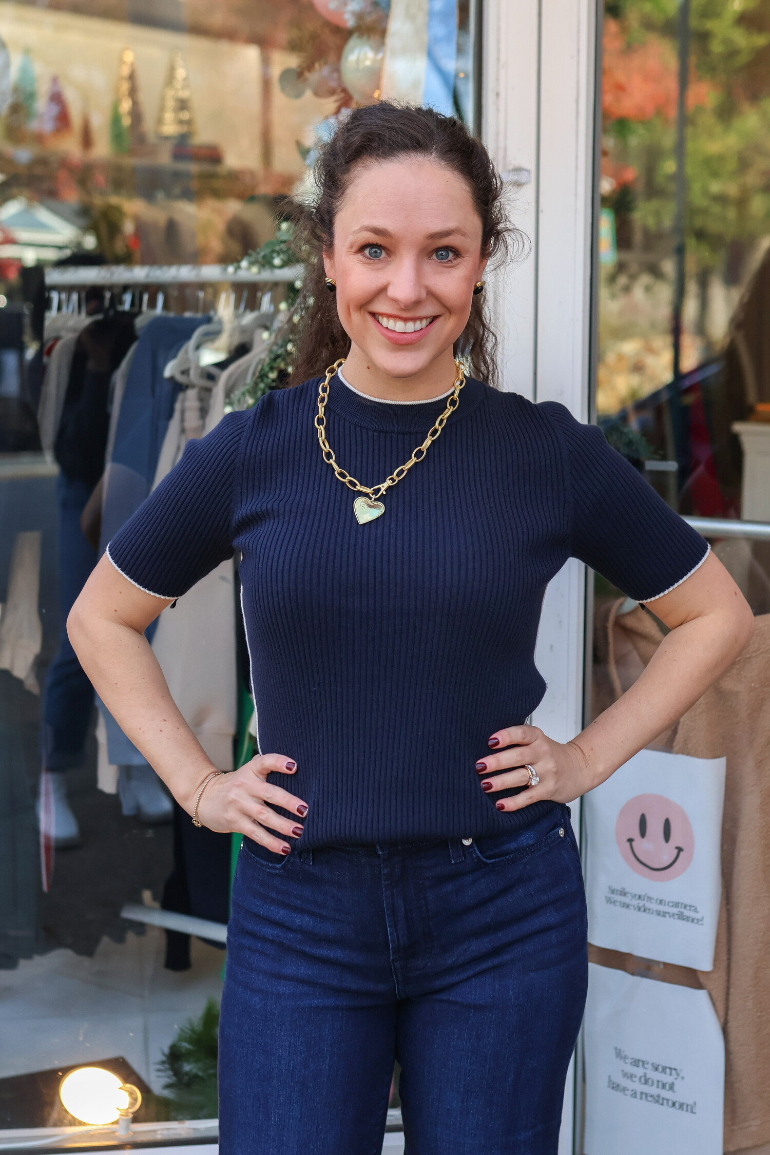 Mozza Short Sleeve Sweater - Tulips in Little Rock