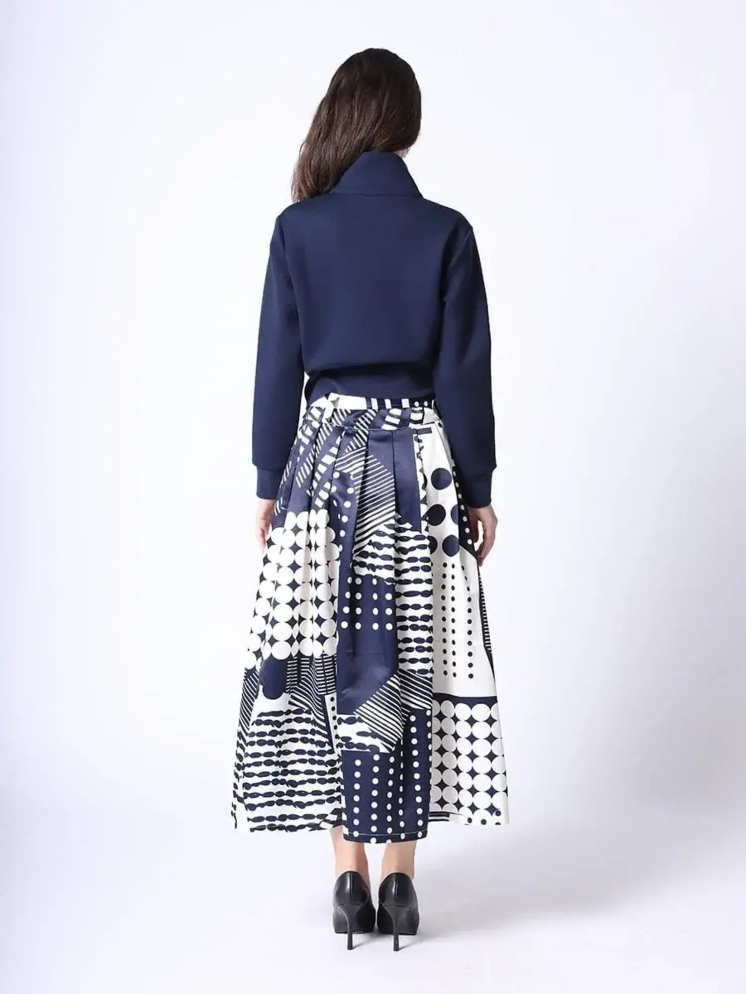 Asymmetrical Ruffle Jacket - Tulips in Little Rock Asymmetrical Ruffle Jacket - Tulips in Little Rock