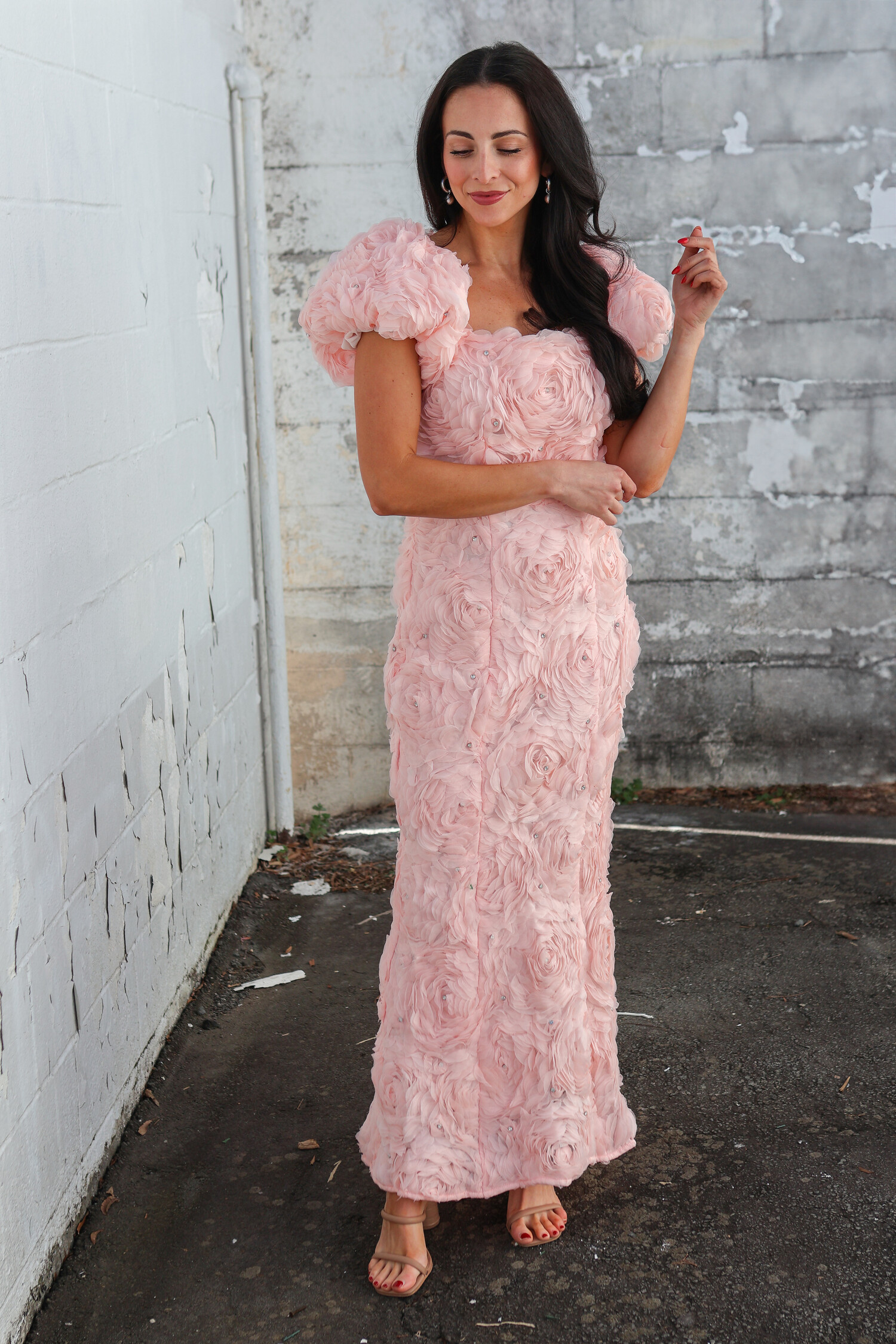 Rosella Midi Dress - Tulips in Little Rock