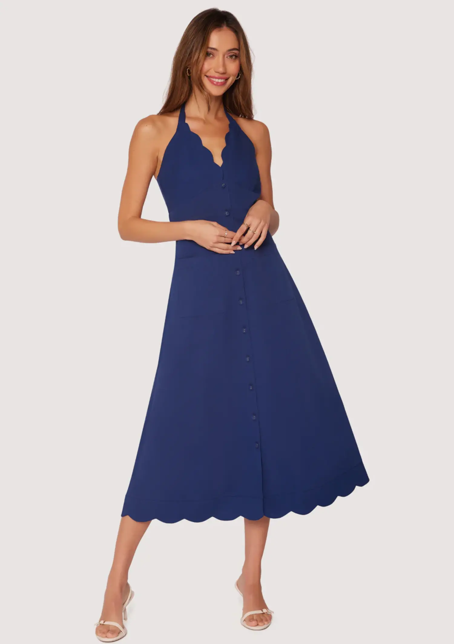 ミューズドゥドゥーズィエムクラス MARE リブワンピース ロング ネイビー 予約]ヴィンテージサテンキャミワンピース/ネイビー – Lumier