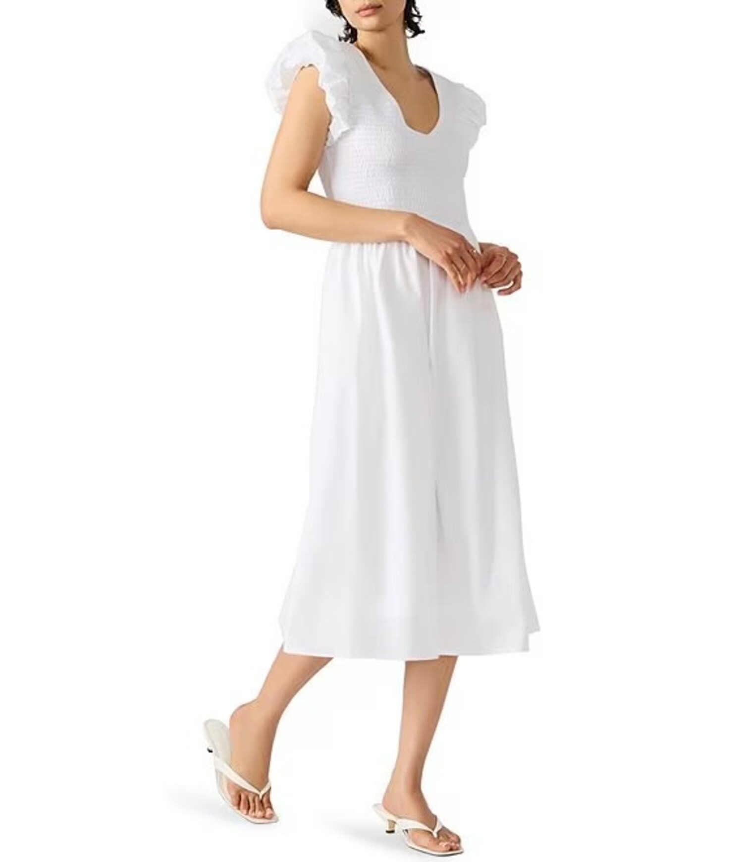 Gray Midi Dress - Tulips in Little Rock