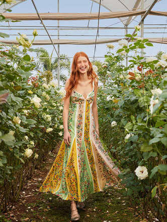 Garden Dress, Cordoba Stripe