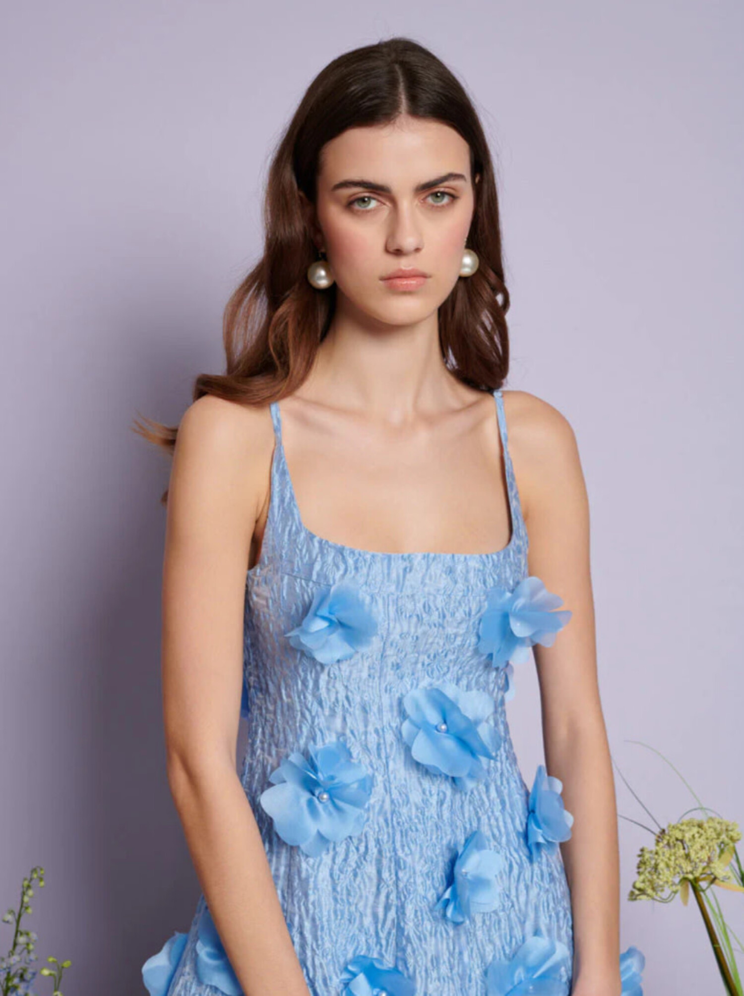 Blooming Jacquard Dress - Tulips in Little Rock