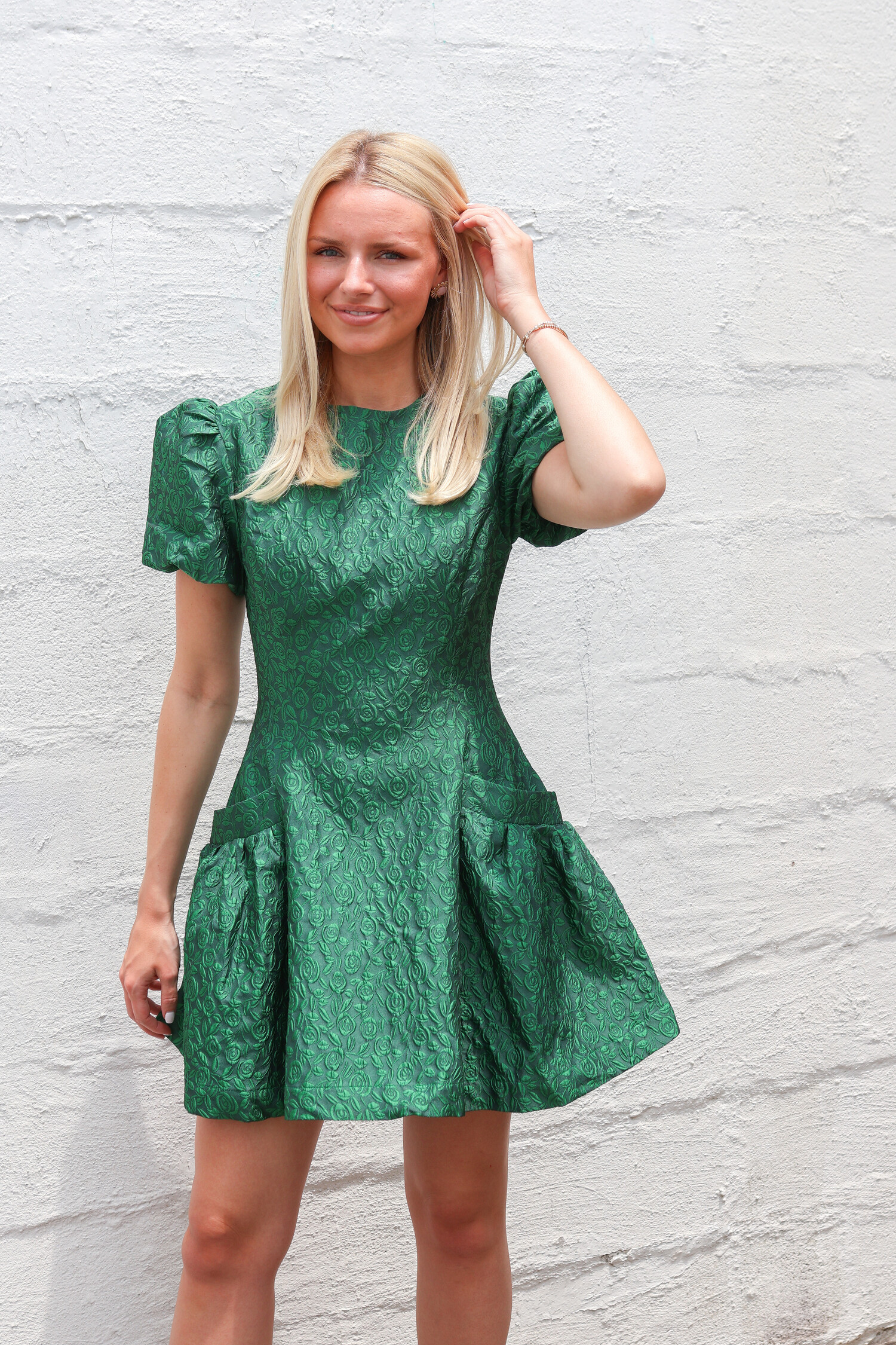 Trillium Jacquard Dress - Tulips in Little Rock