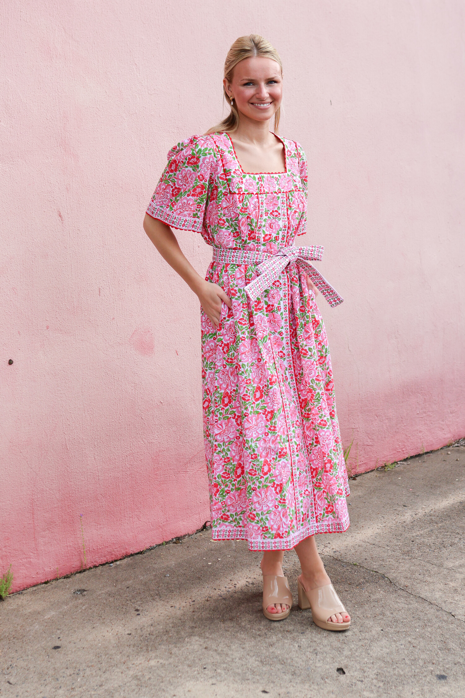 Fleur Dress - Tulips in Little Rock