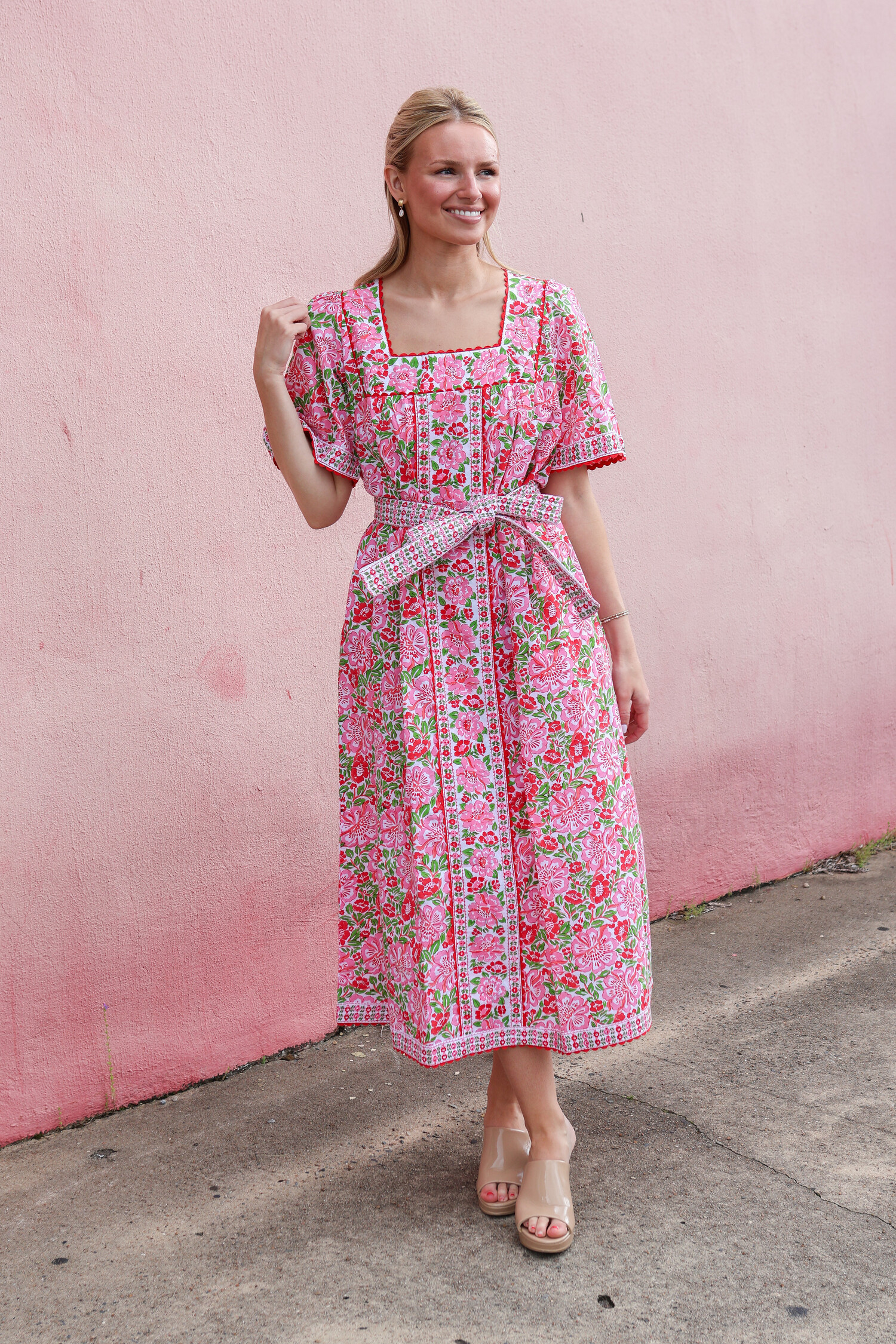 Fleur Dress - Tulips in Little Rock