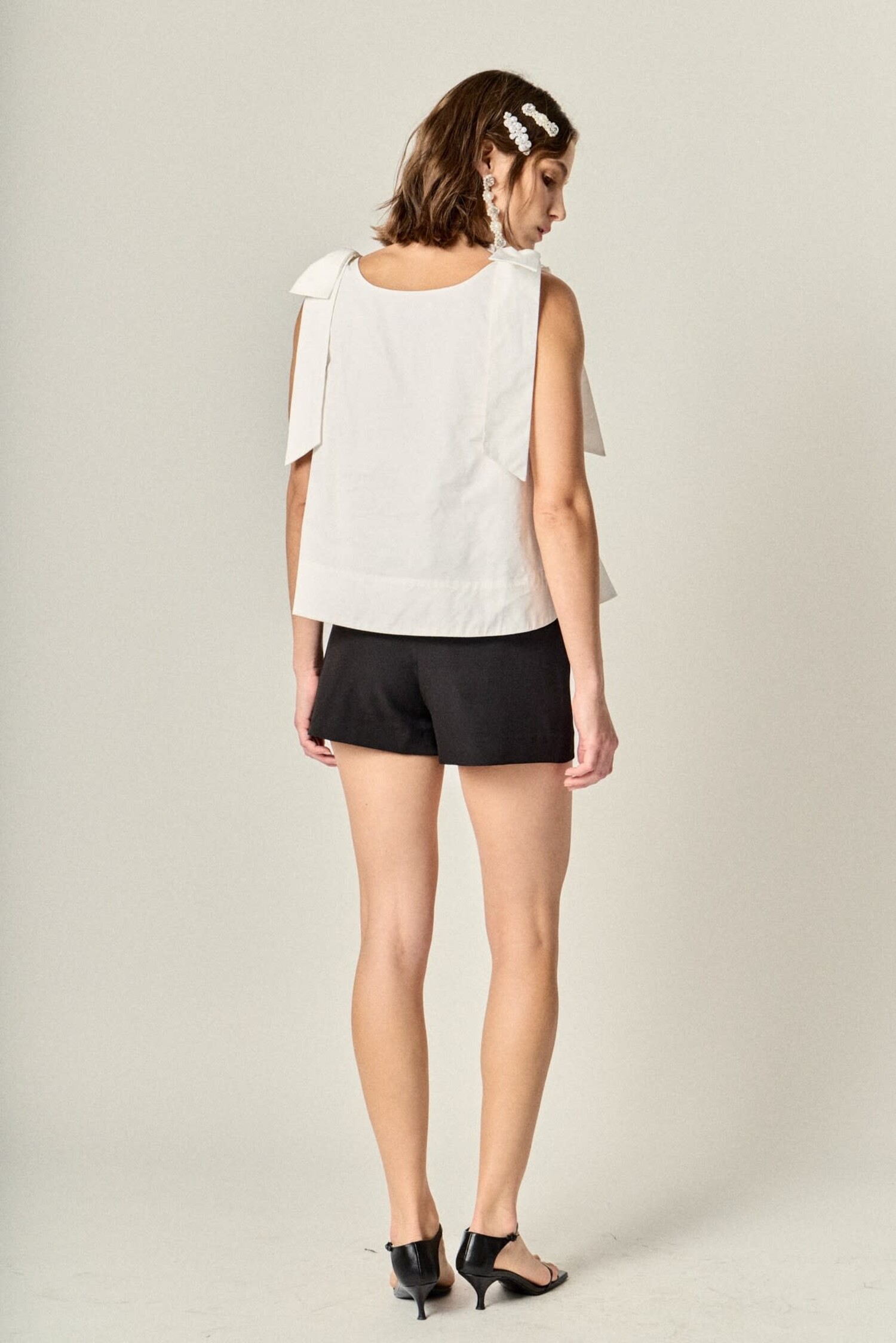 トップス andmary Nancy ribbon tops ANDMARY】Nancy ribbon tops