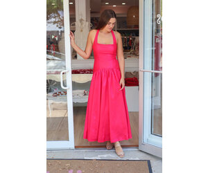 green emerald velvet dress Chandler Dress
