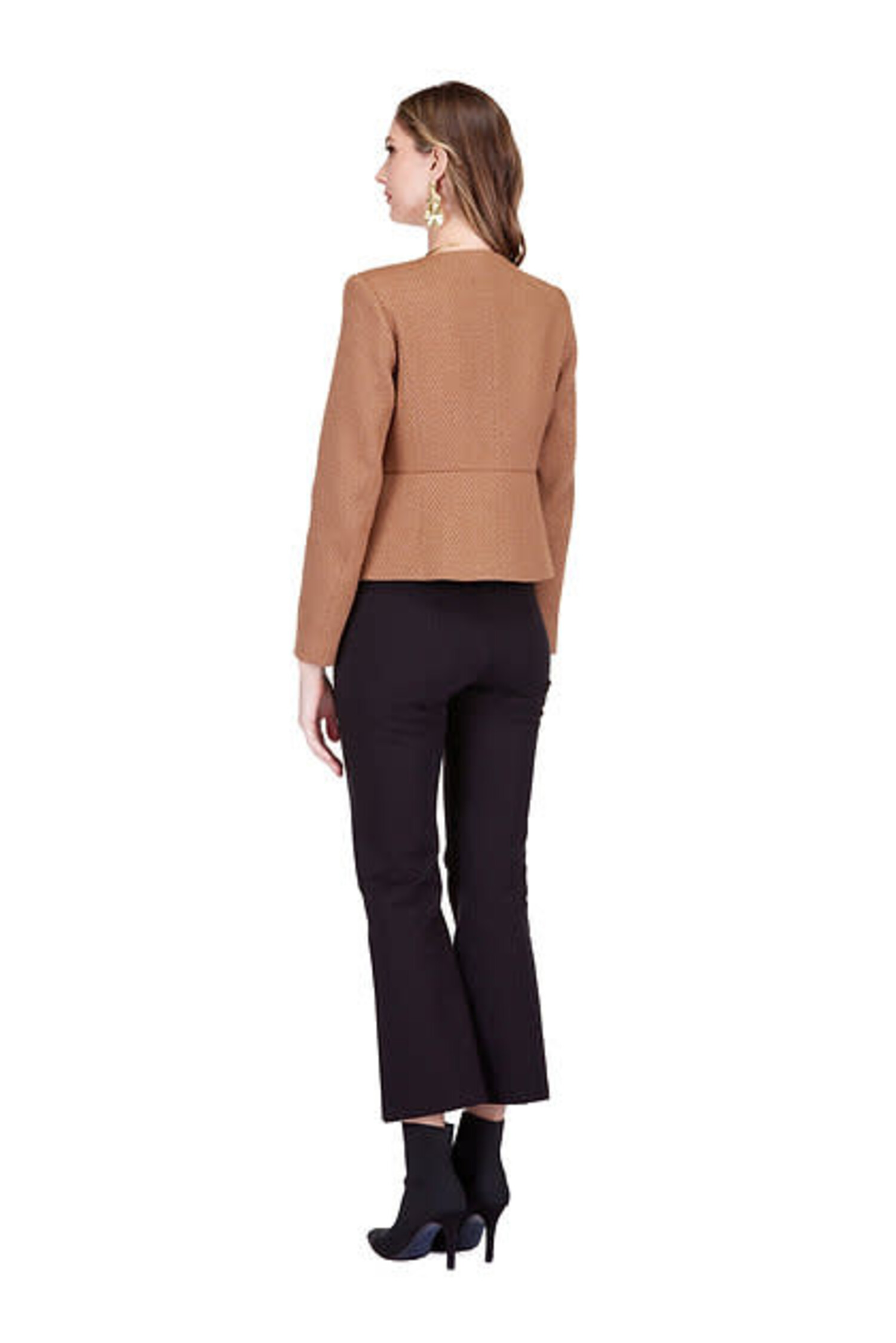kinn Ken Cinch Waist Jacket - Tulips in Little Rock