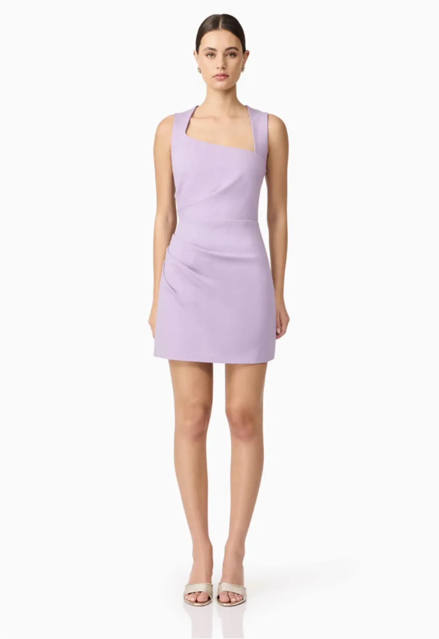 strapless open back dress Arabella Strapless Mini Dress In Purple – Elliatt main image 1