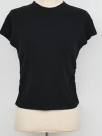 トップス gypsohila Lightly Knit Tops / Black Intricate Pattern Wrap Knit Top | Wolford United States