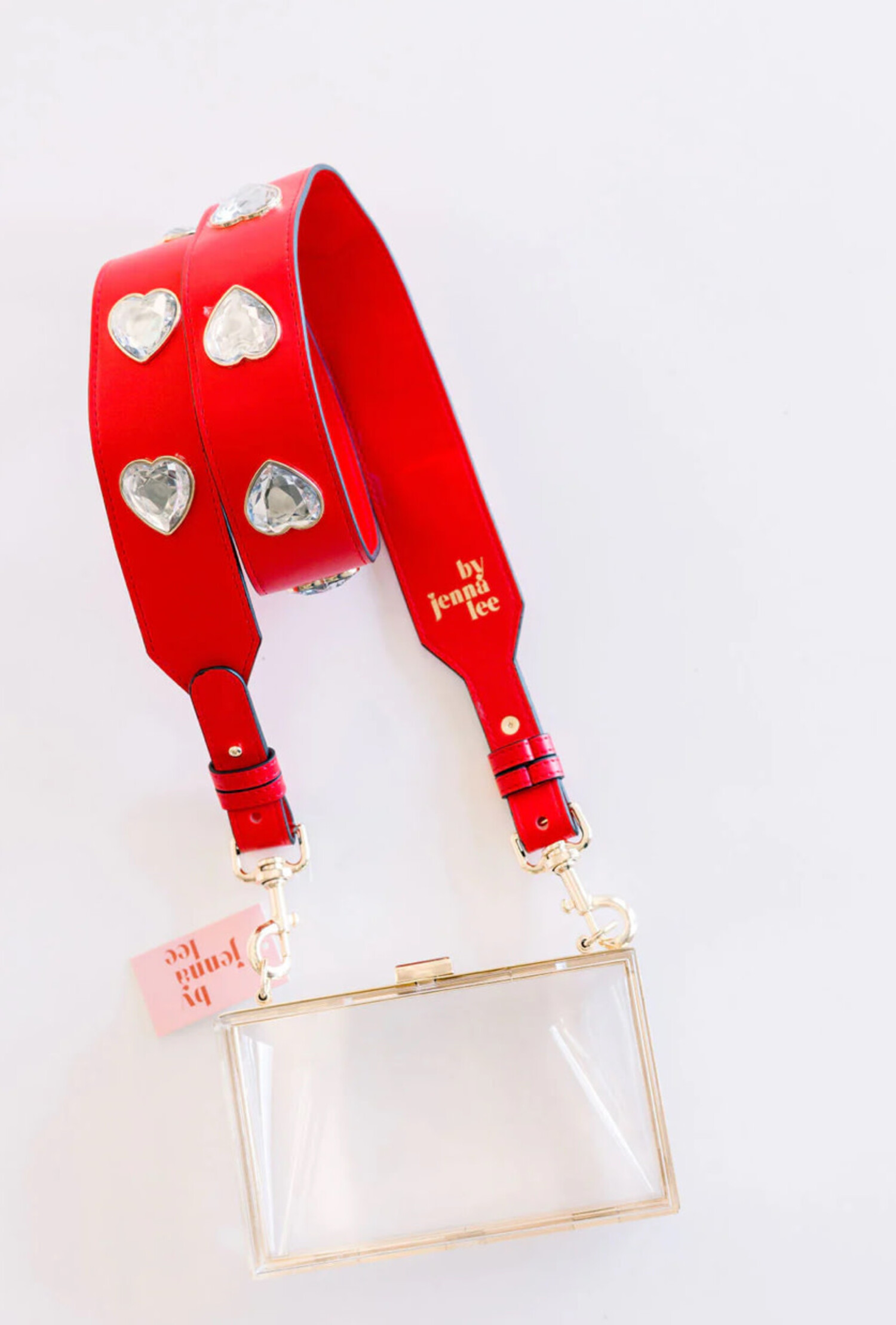 Crystal Heart Purse Strap - Tulips in Little Rock