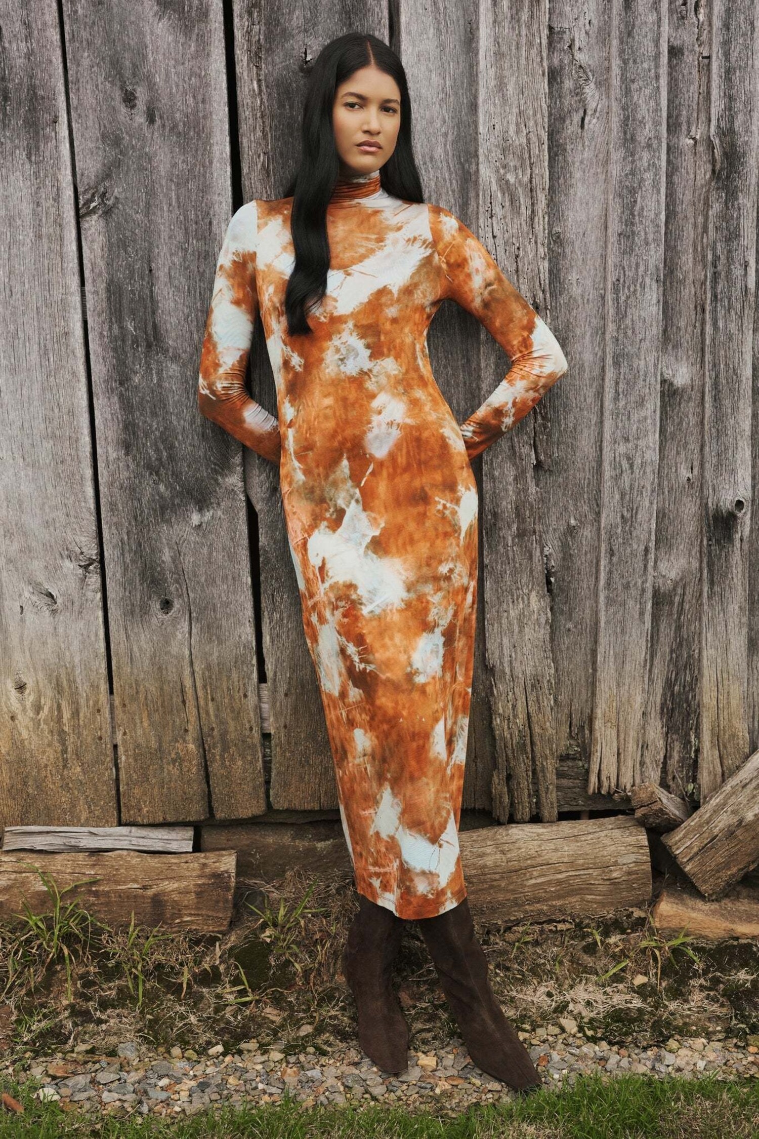 Paxton Dress - Tulips in Little Rock