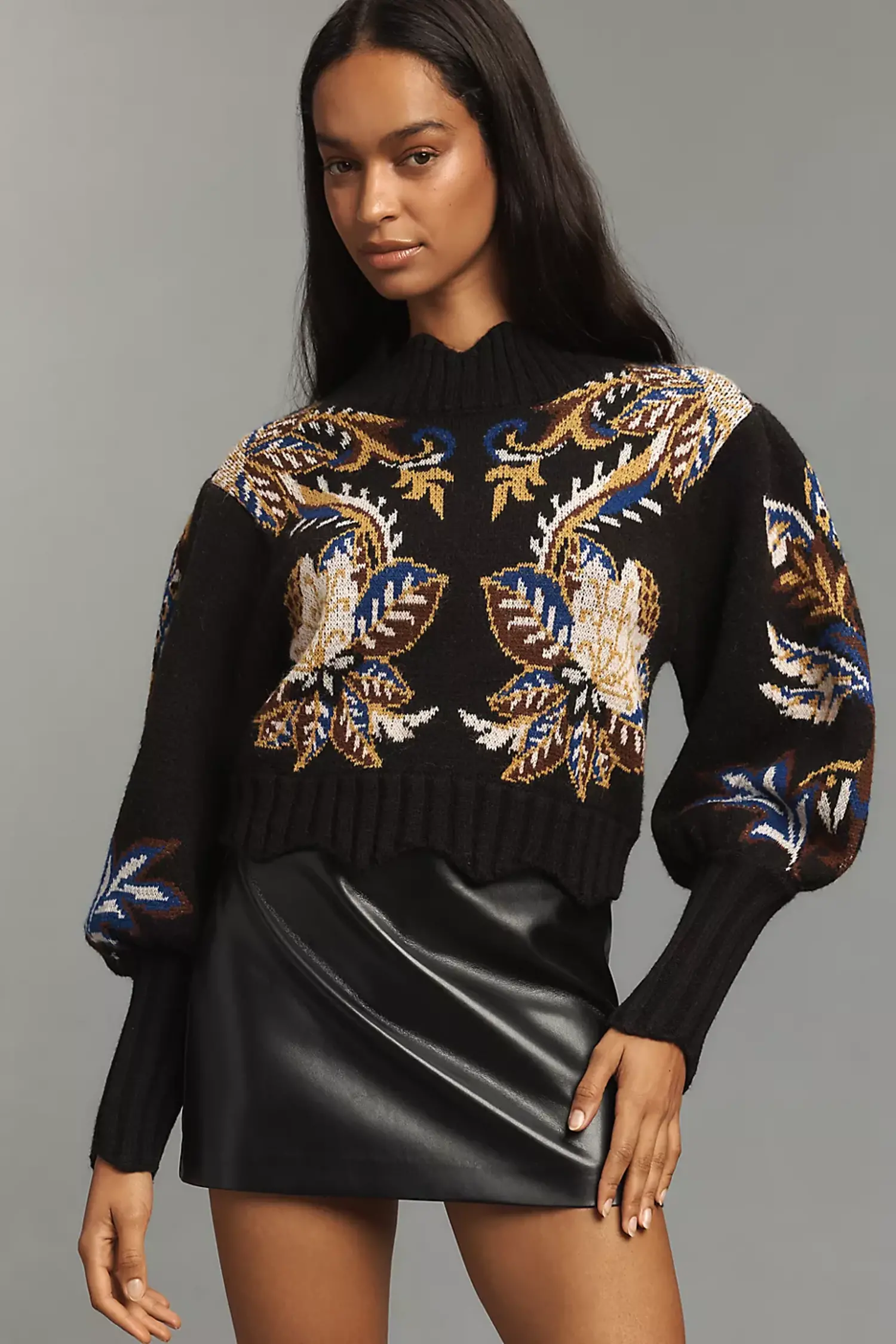 Arabesque Paradise Sweater - Tulips in Little Rock