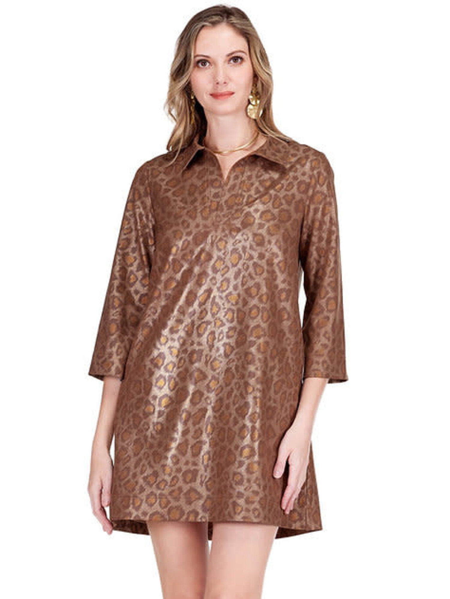 Golden Leopard Dress - Tulips in Little Rock