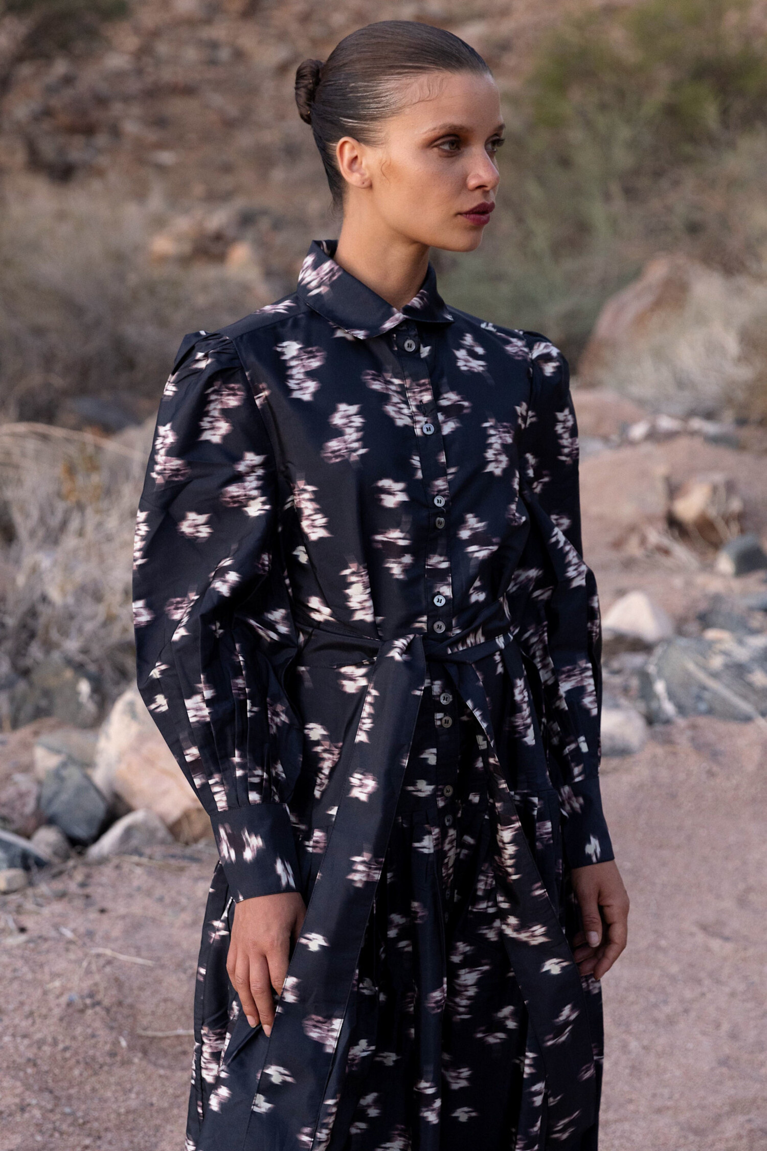 Nora Dress - Tulips in Little Rock