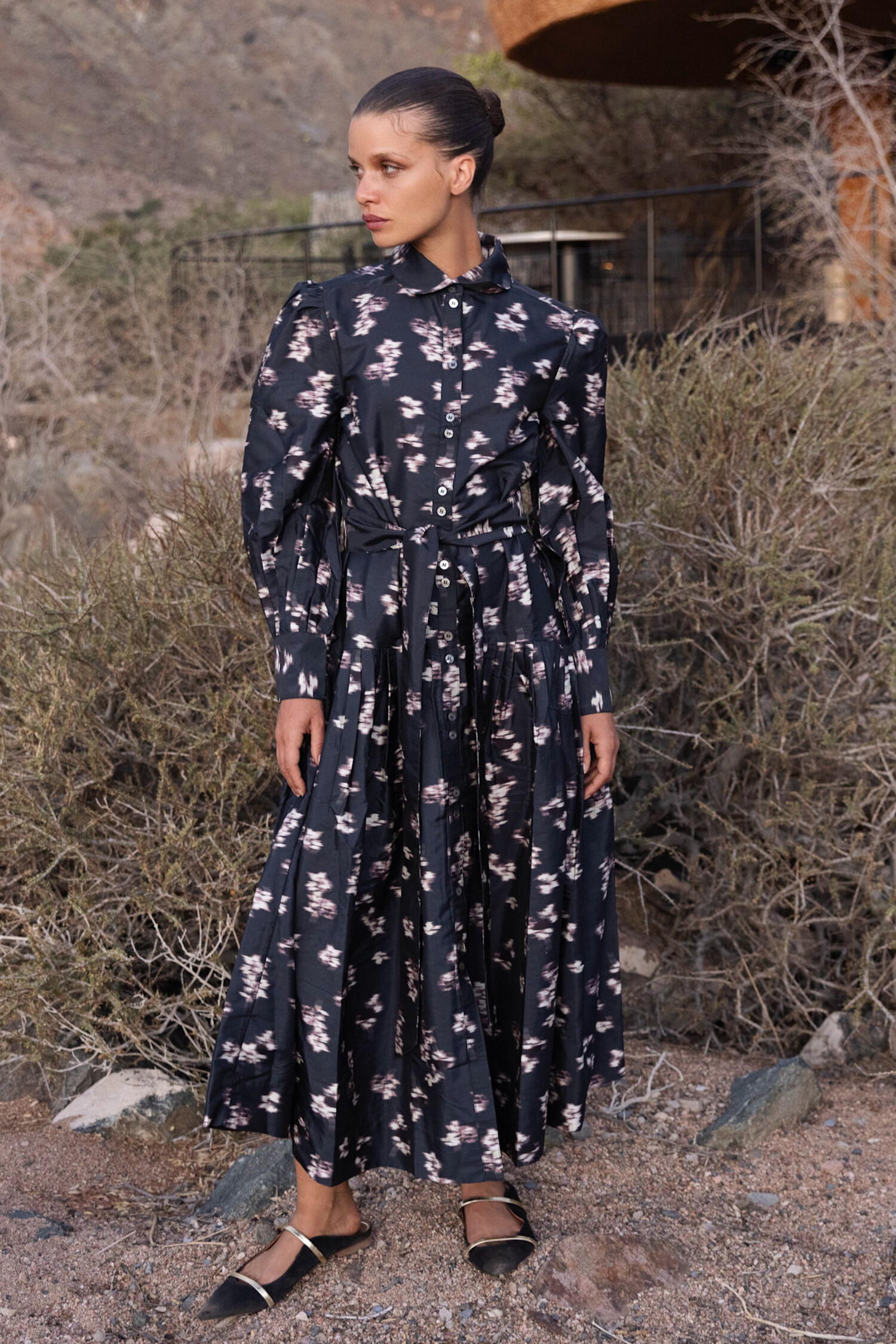 Nora Dress - Tulips in Little Rock