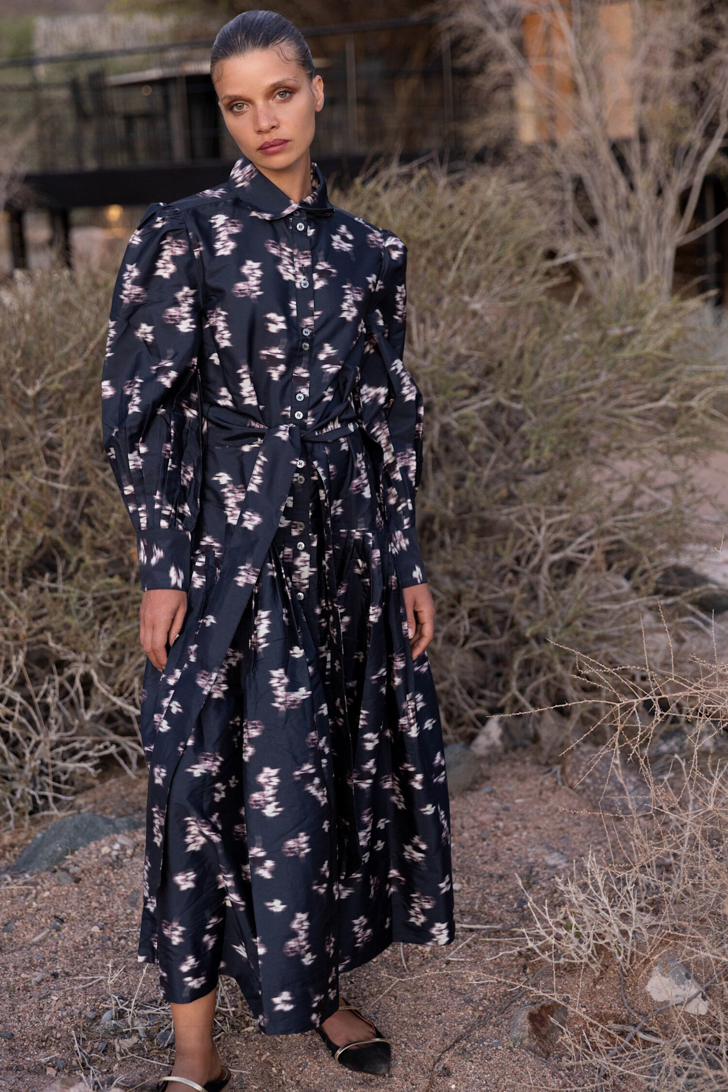 Nora Dress - Tulips in Little Rock