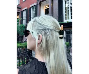 Champagne Hair Clip - Tulips in Little Rock