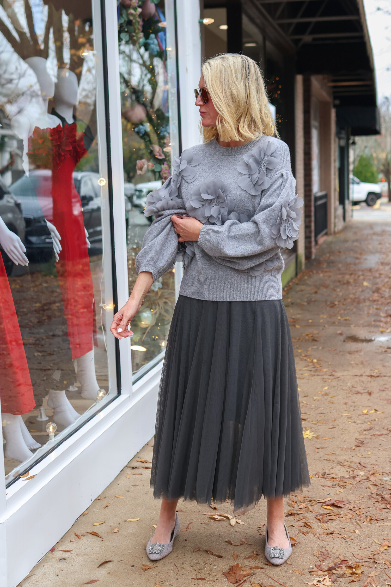 Lilliana Skirt - Tulips in Little Rock