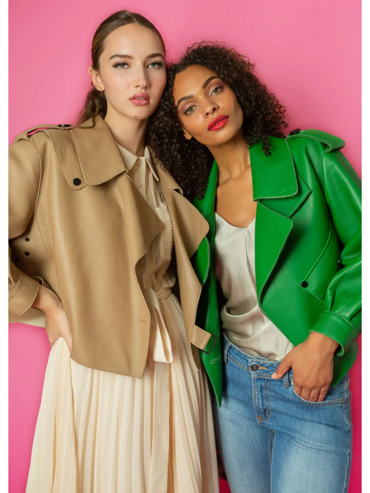 Lambskin Moto Jacket - Tulips in Little Rock