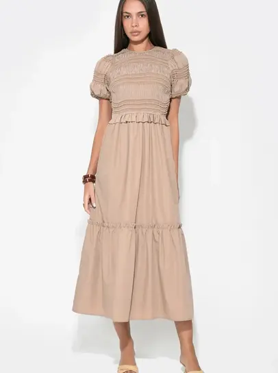 green emerald velvet dress Luisa Midi Dress