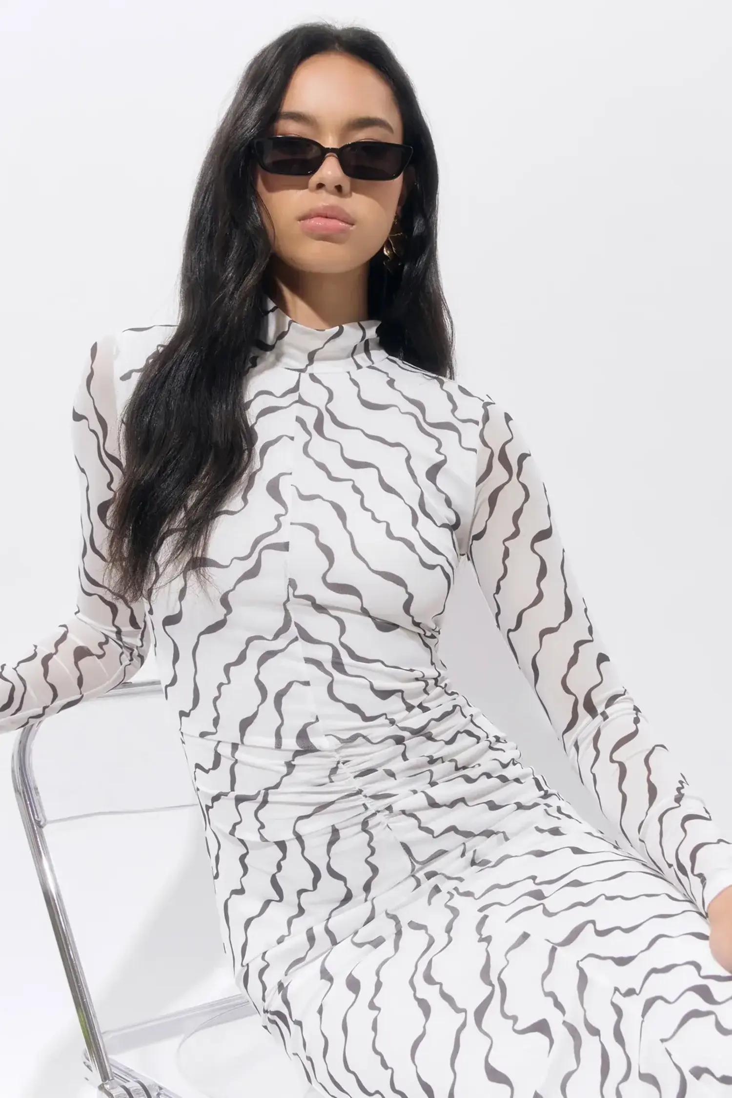 knee length dresses for ladies Madeline Midi