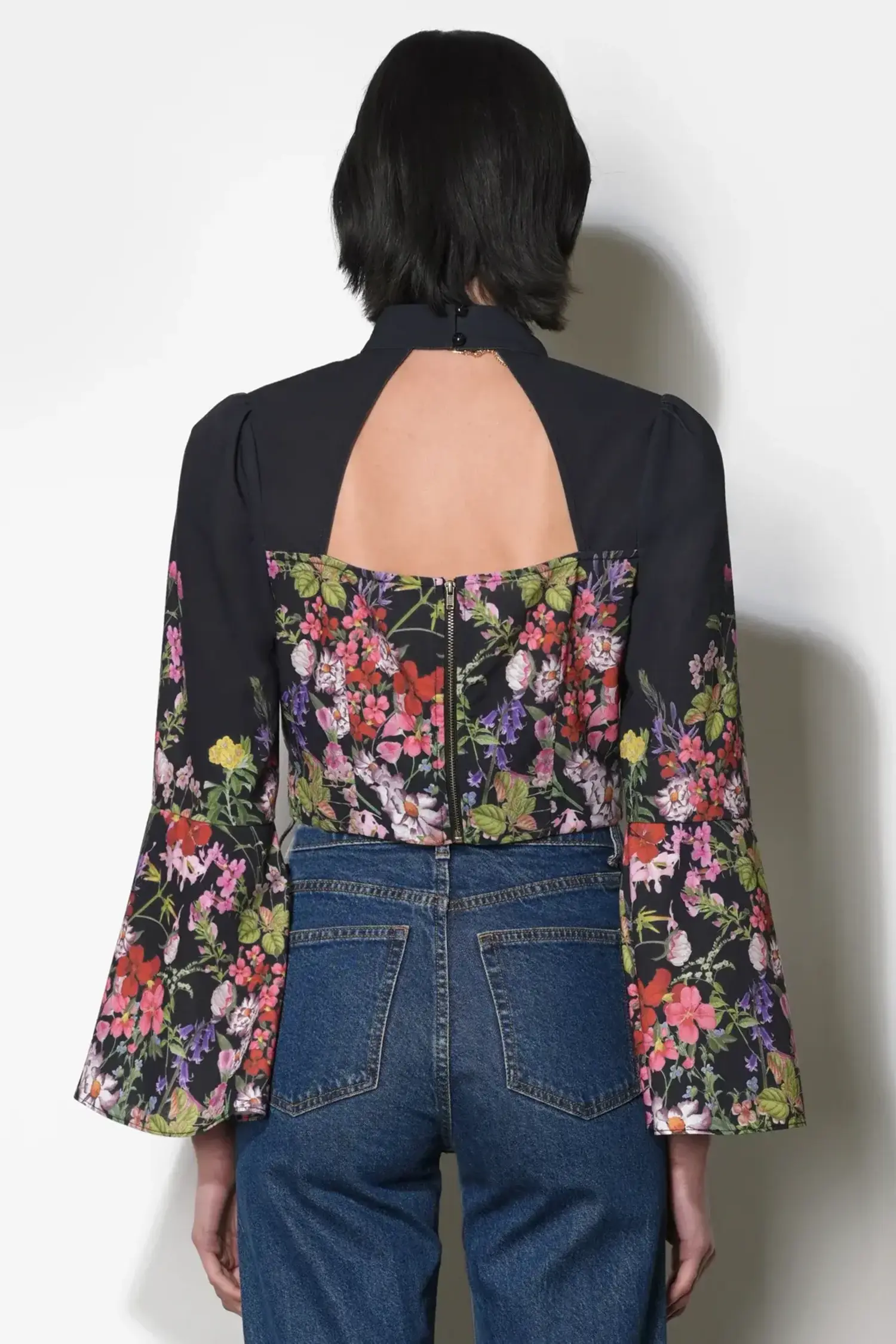 Suzette Floral Top - Tulips in Little Rock