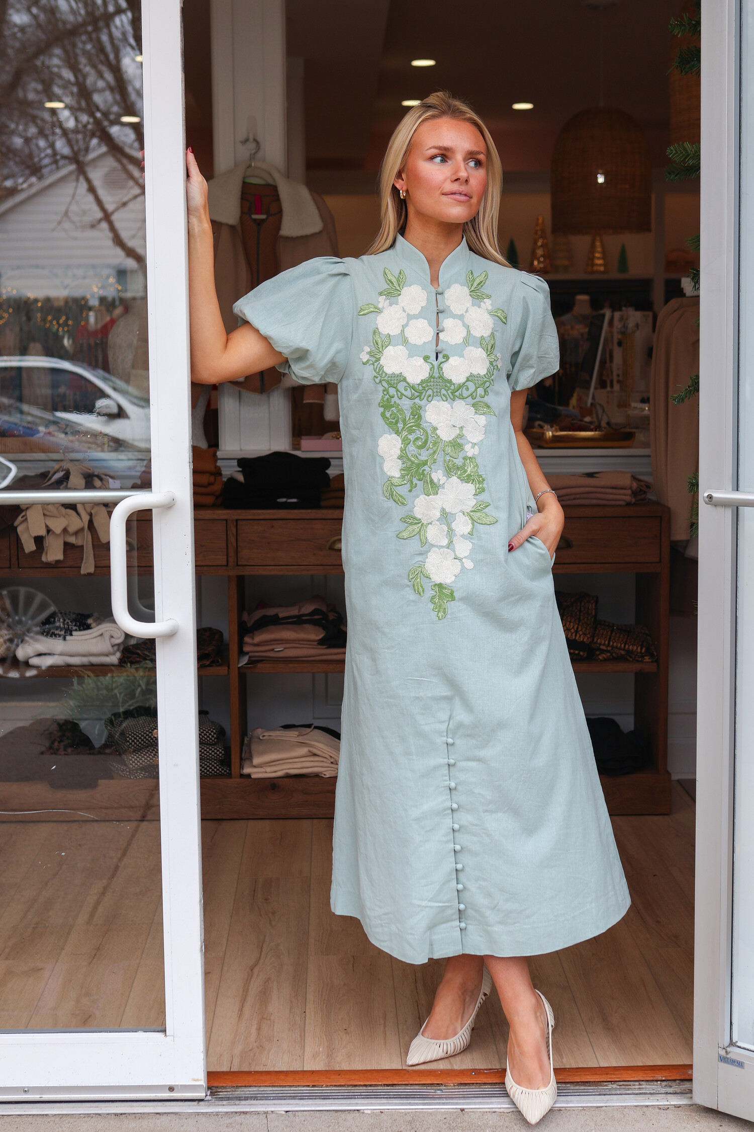 sachin and babi light blue dress Mac Duggal White Dresses