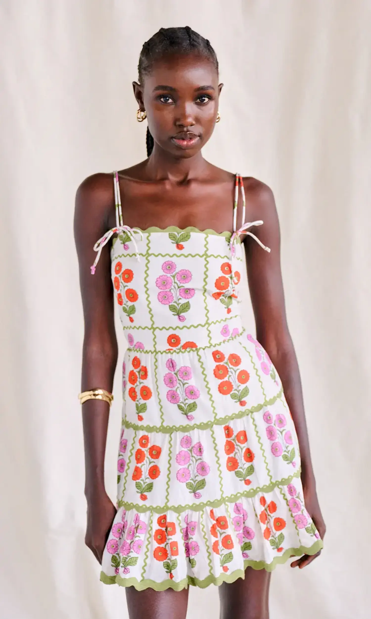 Raphaela Dress - Tulips in Little Rock