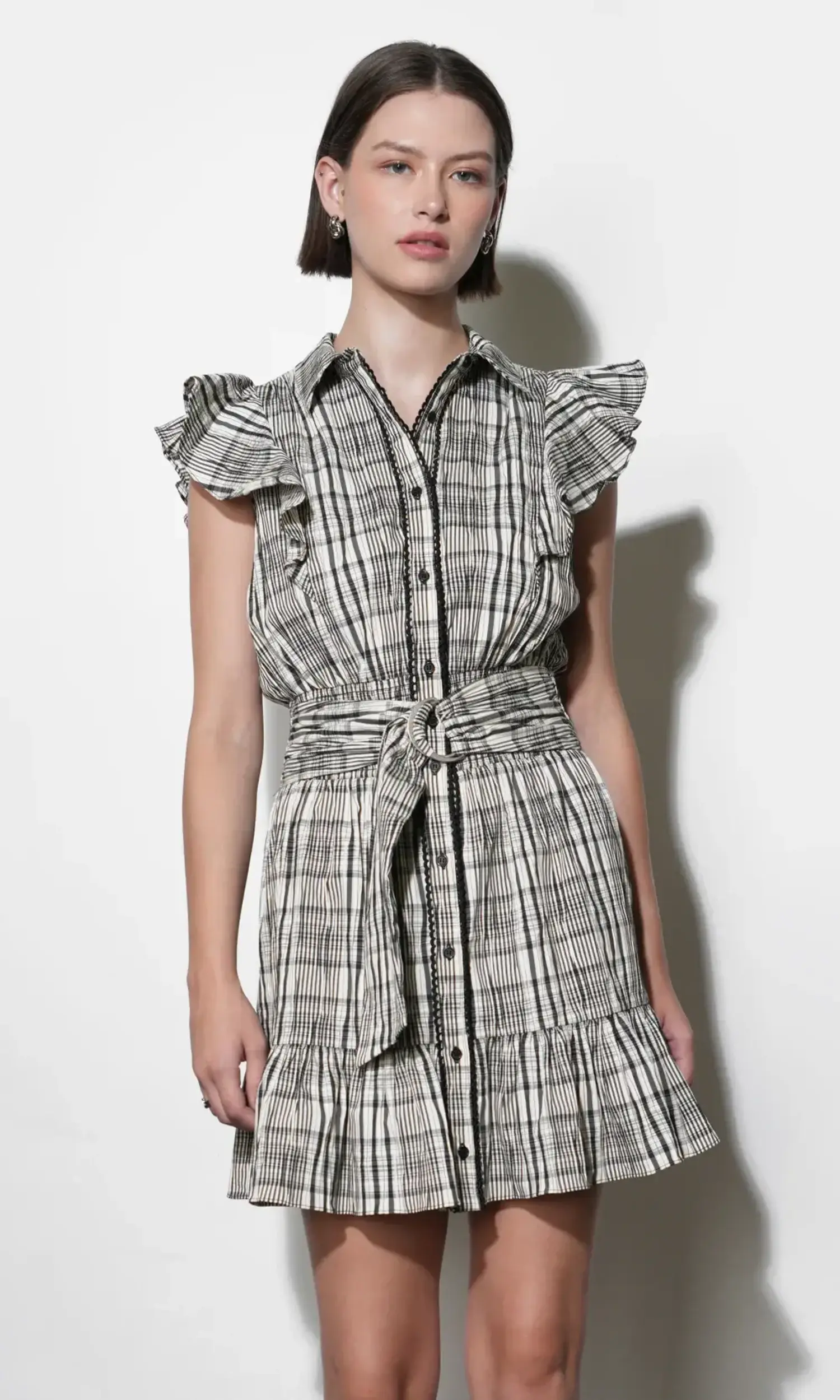 Mabel Plaid Dress - Tulips in Little Rock